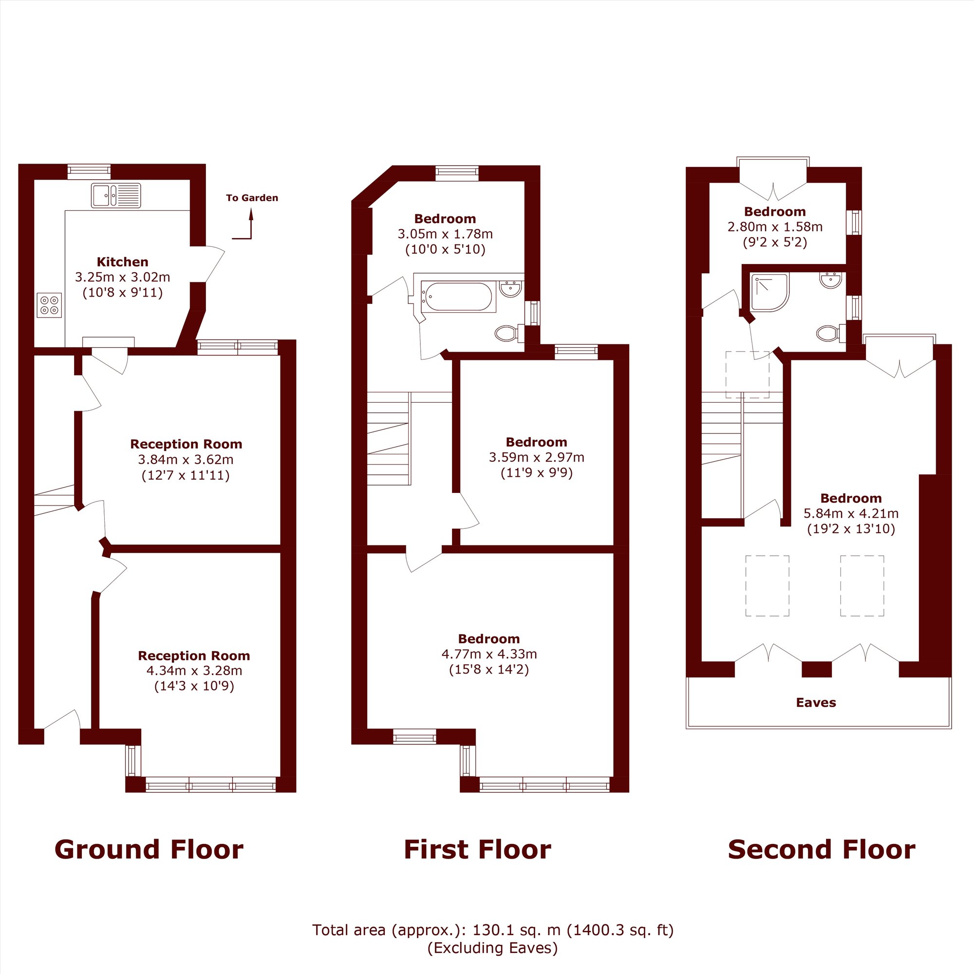 92, Brudenell Road, London floorplan