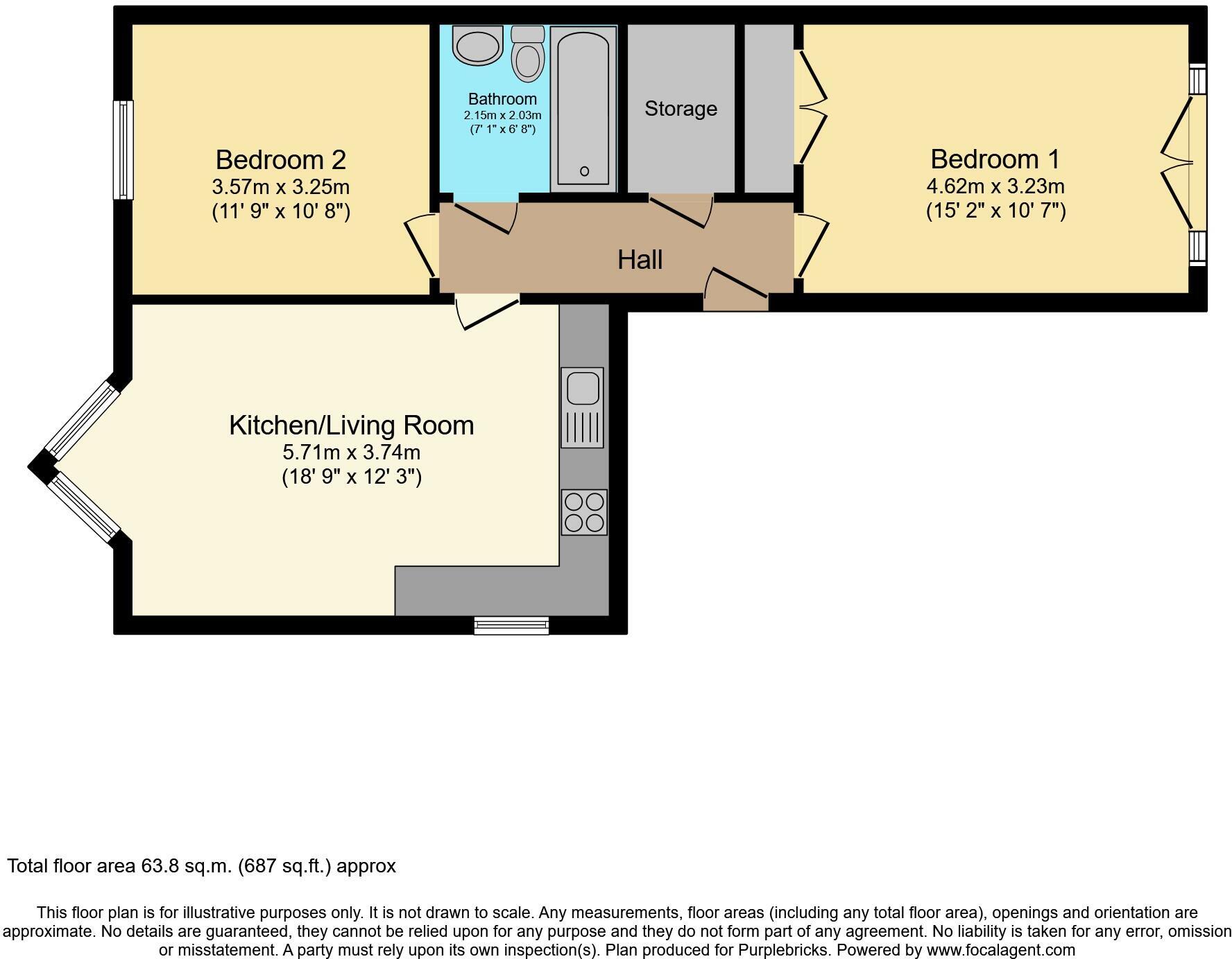 Maude Street, Ipswich floorplan