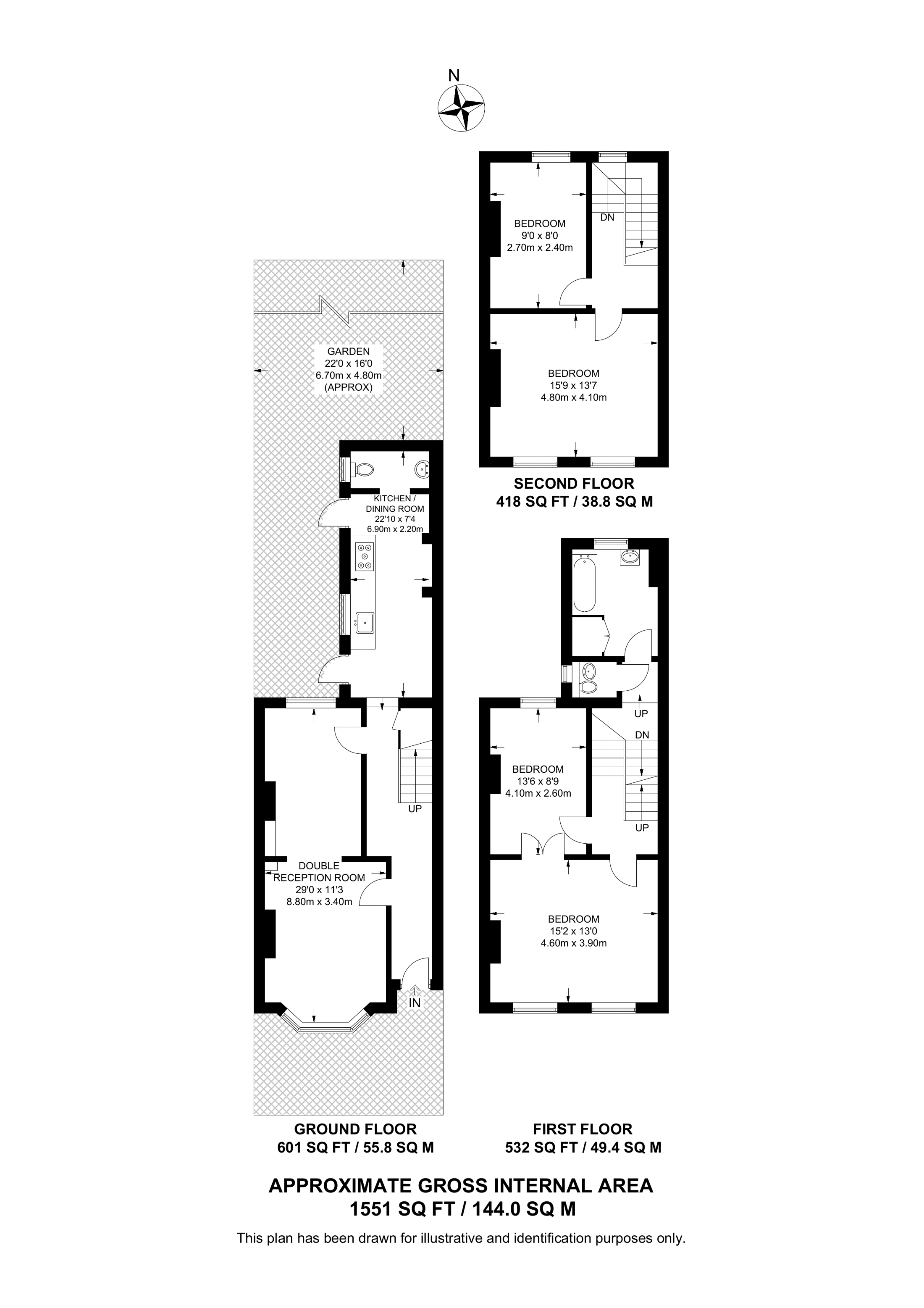 Countess Road, Kentish Town floorplan
