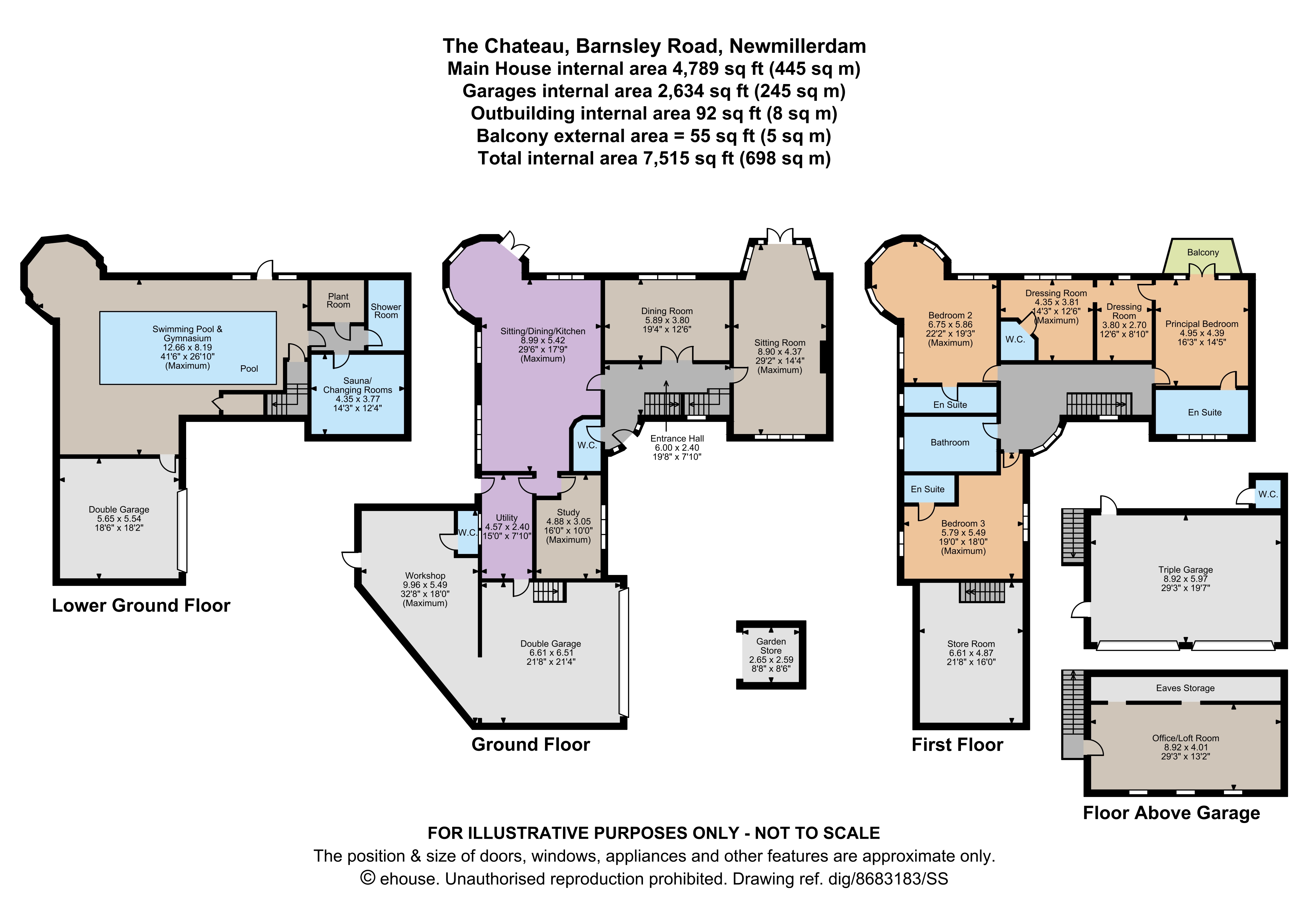 The Chateau, 643, Barnsley Road, Wakefield floorplan