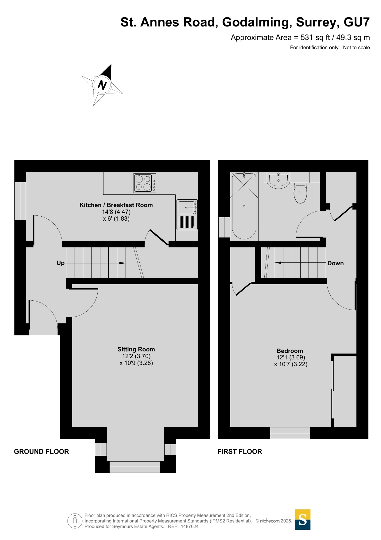 7 Ambleside,, St. Annes Road, Surrey floorplan