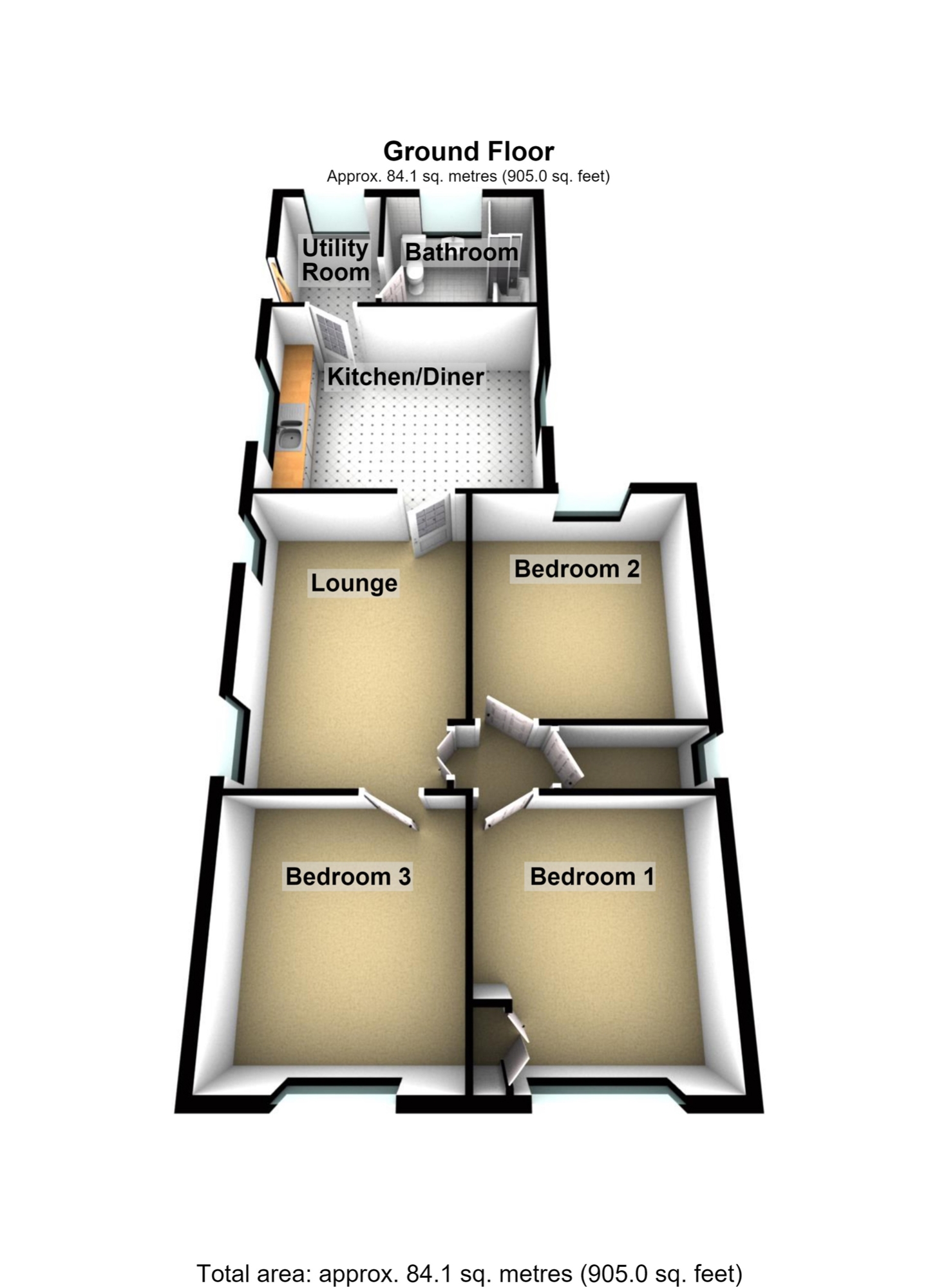 12, Tytton Lane East, Boston floorplan