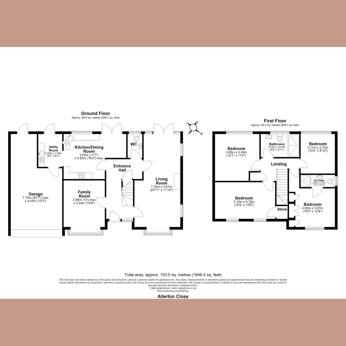 49, Allerton Close, Rochford floorplan
