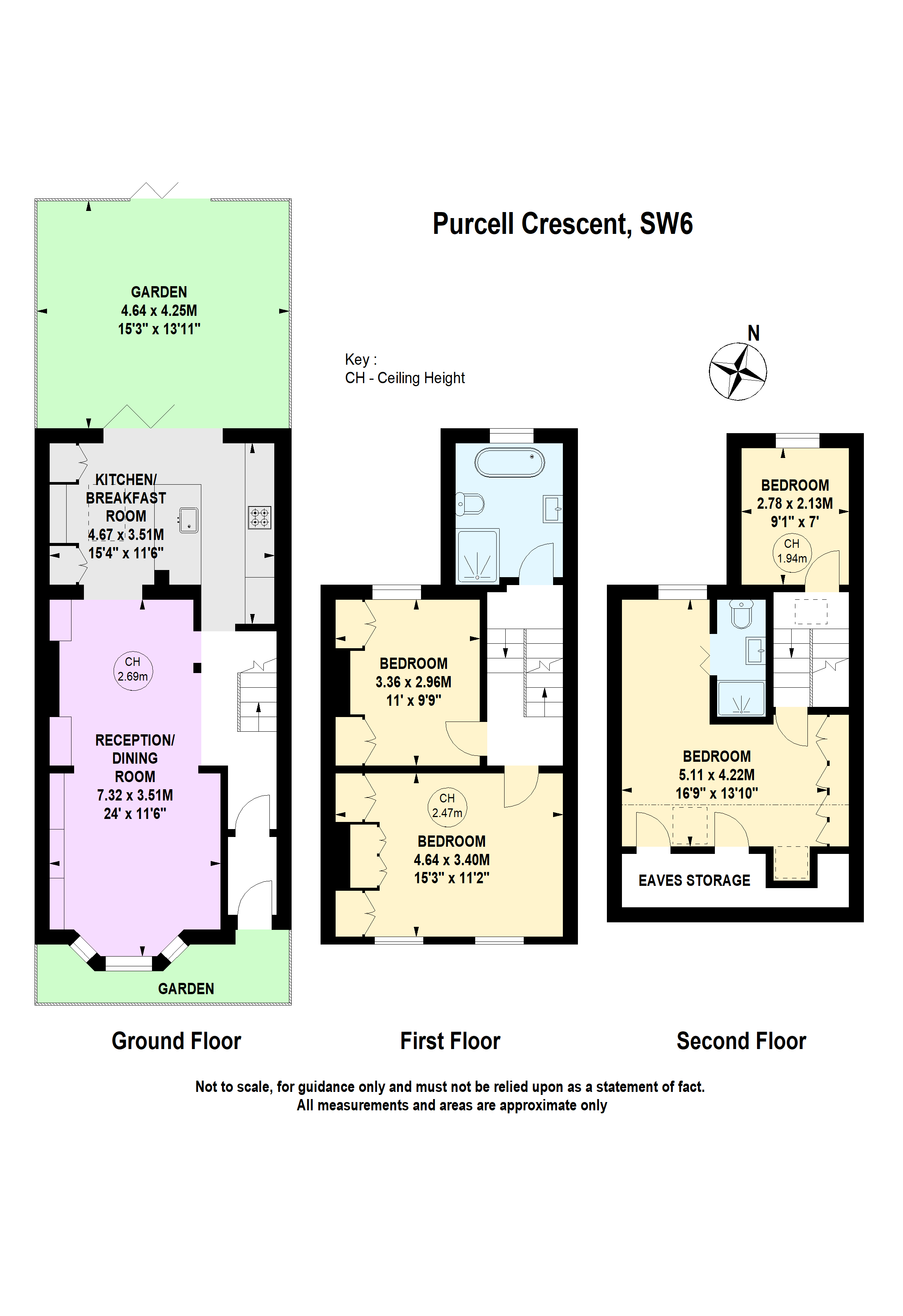 Purcell Crescent, Fulham, London SW6, 4 bedroom terraced house for sale