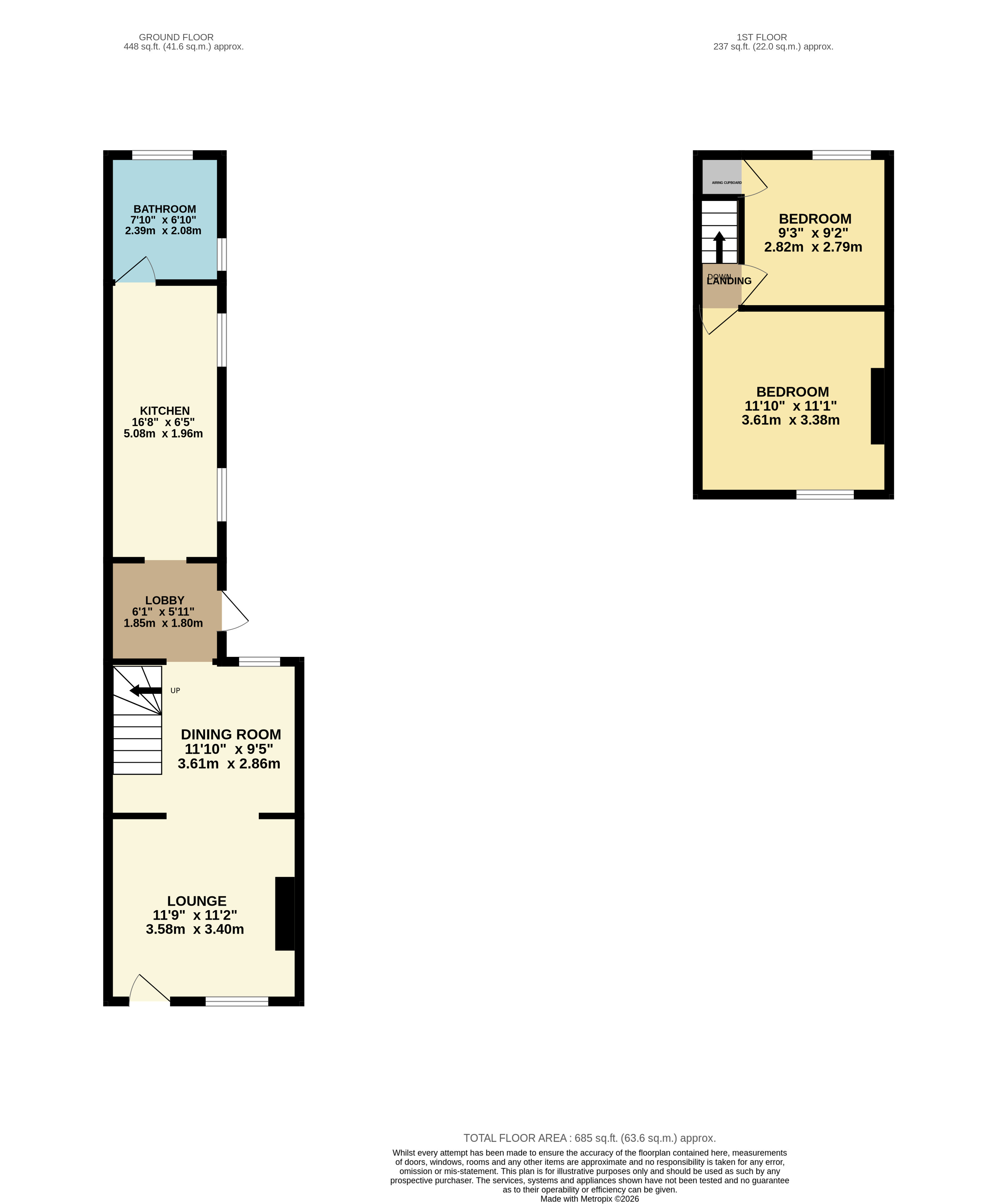 52, Church Road, Luton floorplan