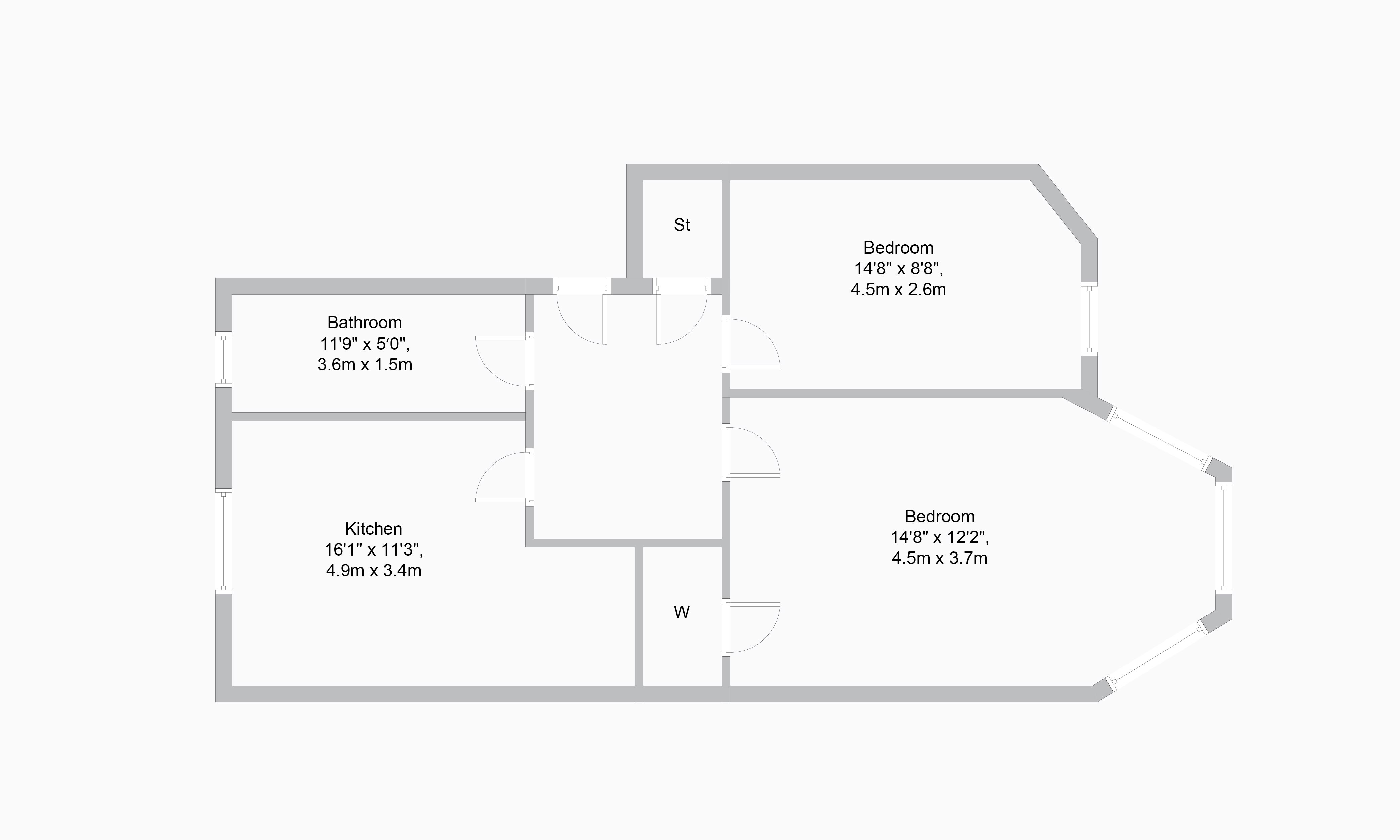 1 Bedrooms Flat for sale in Garnet Street, Flat 2/2, Garnethill, Glasgow G3