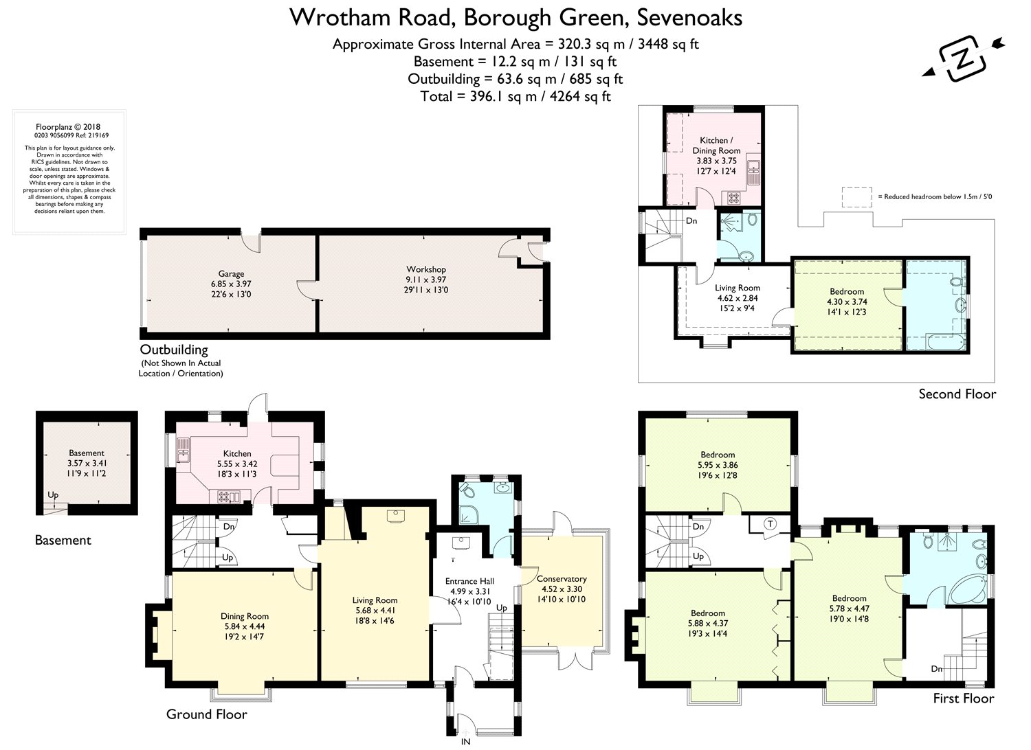 4 Bedrooms Detached house for sale in Wrotham Road, Borough Green, Sevenoaks TN15