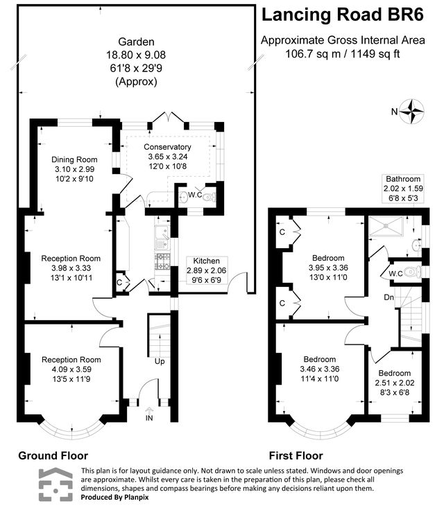 152, Lancing Road, Kent floorplan