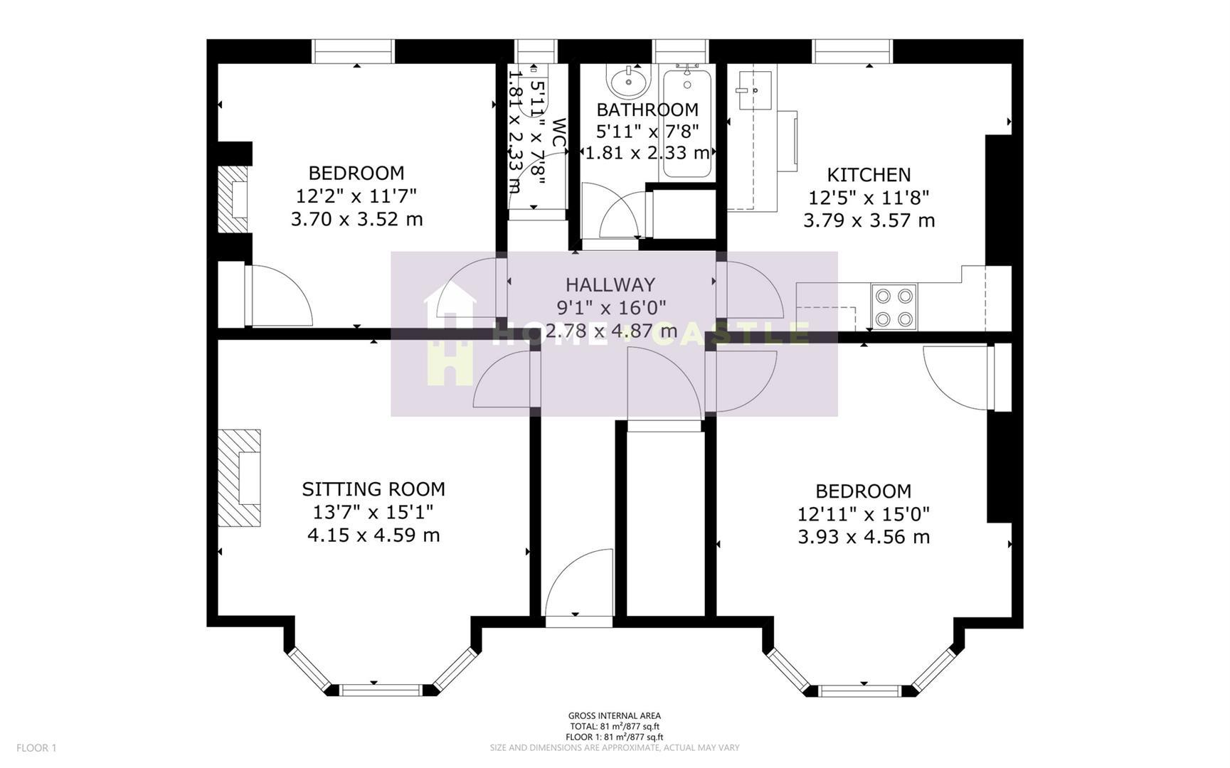 207, Mount Pleasant Road, Hastings floorplan