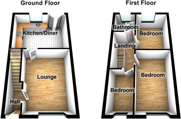 3 Bedrooms Terraced house to rent in High Barn Street, Royton OL2