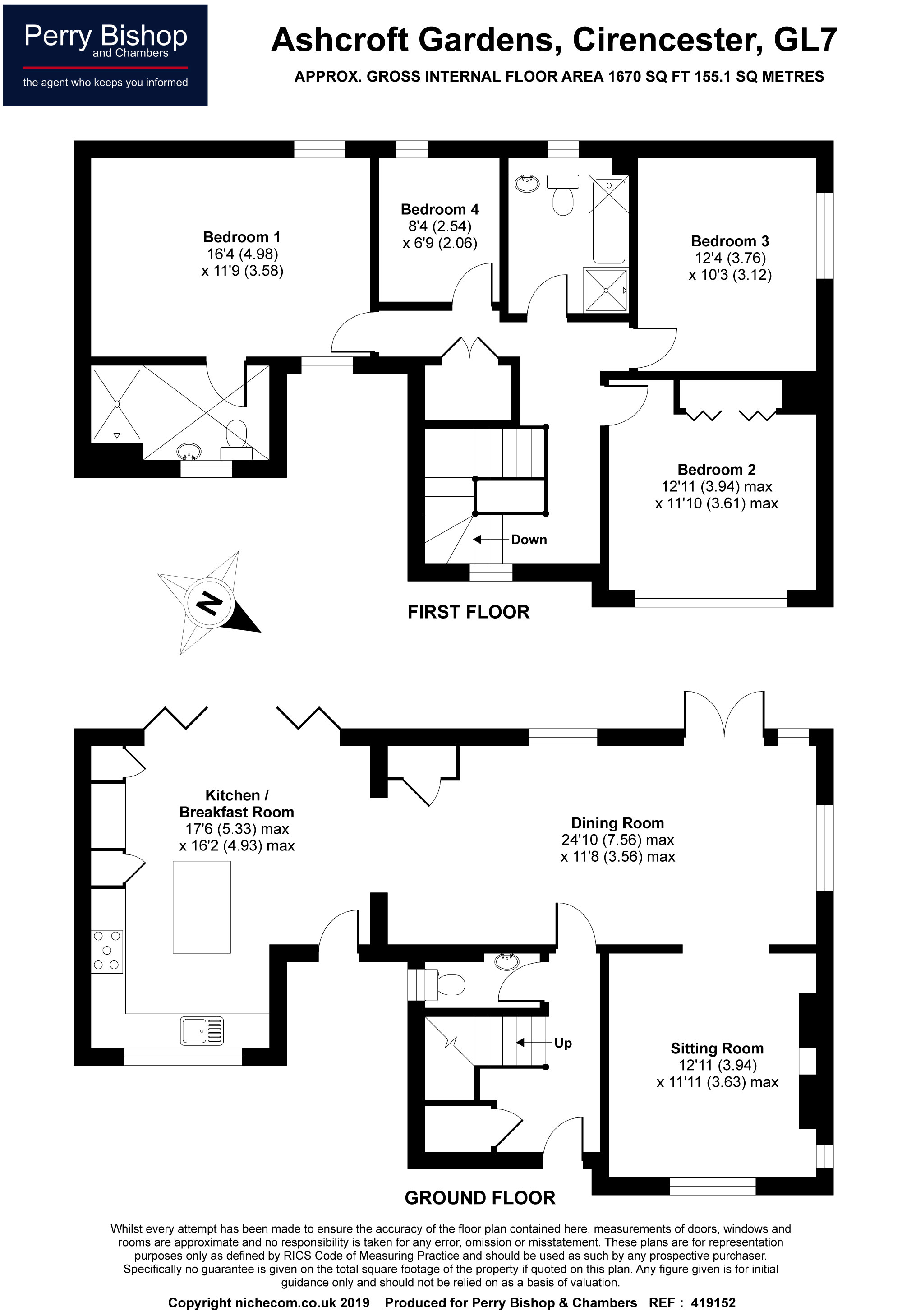 4 Bedrooms Detached house for sale in Ashcroft Gardens, Cirencester GL7