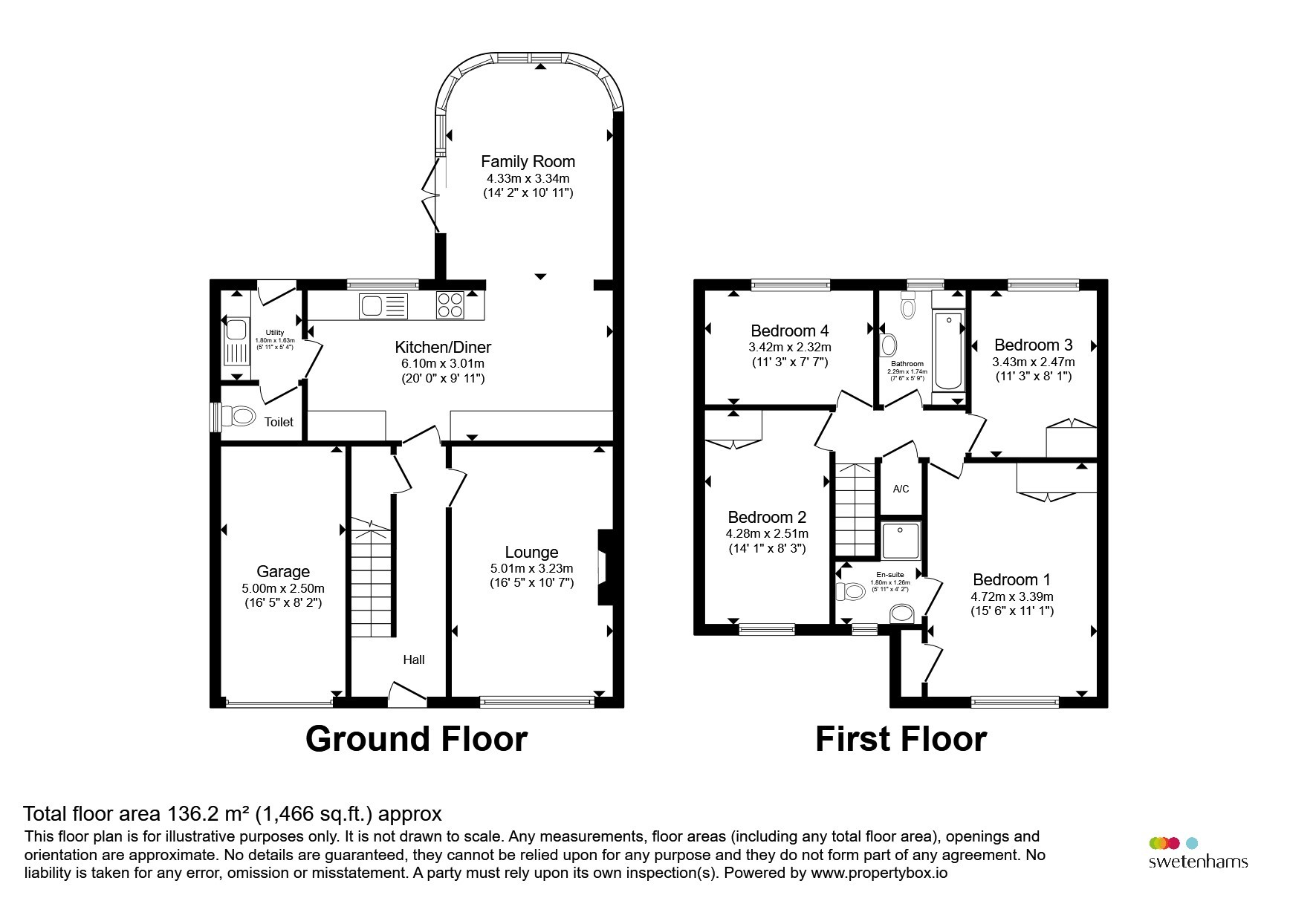 11, King Edward Close, Northwich floorplan