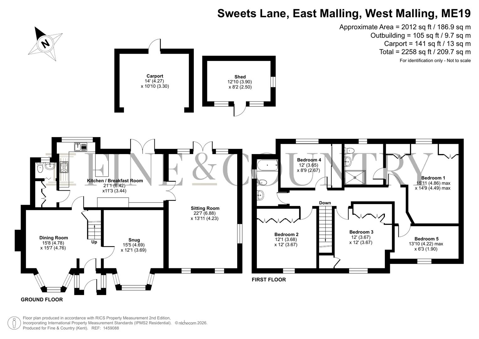 5, Sweets Lane, West Malling floorplan