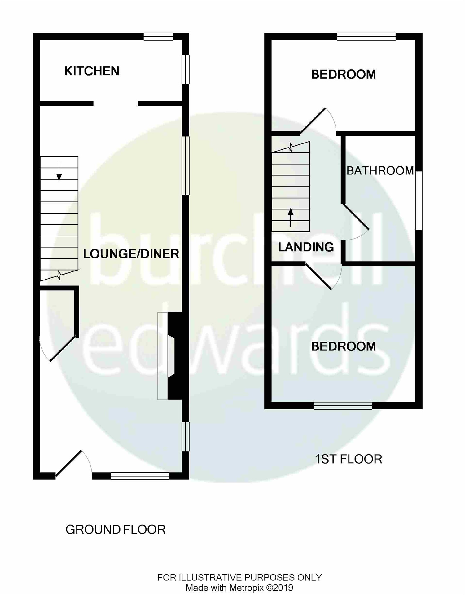 2 Bedrooms End terrace house for sale in Church Lane, Horsley Woodhouse, Ilkeston DE7