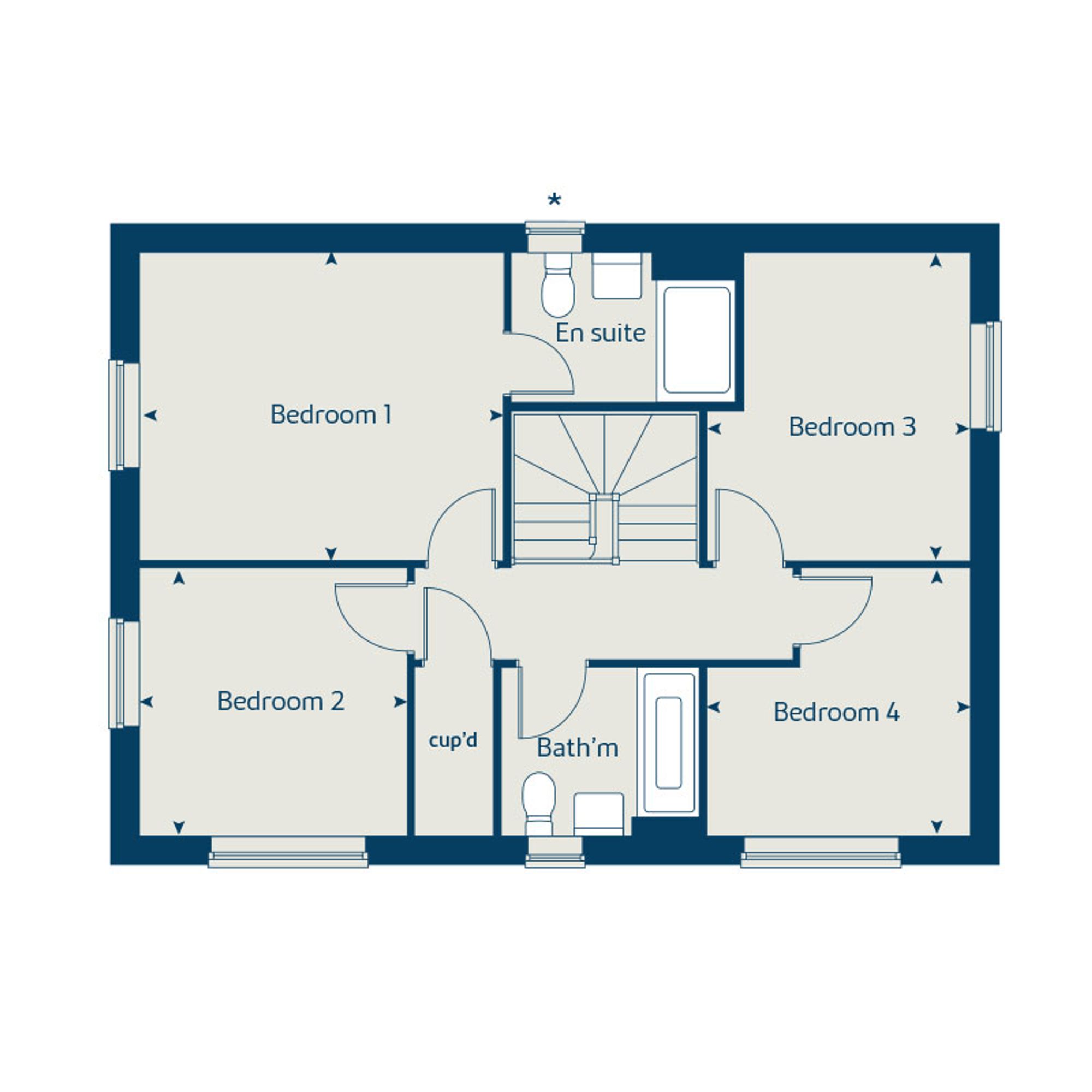 Plot 40 Orchard Park, Poplar Walk, Kirdford floorplan
