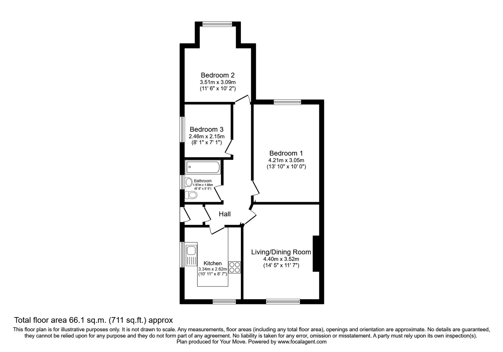 5, Martins Lane, Skelmersdale floorplan