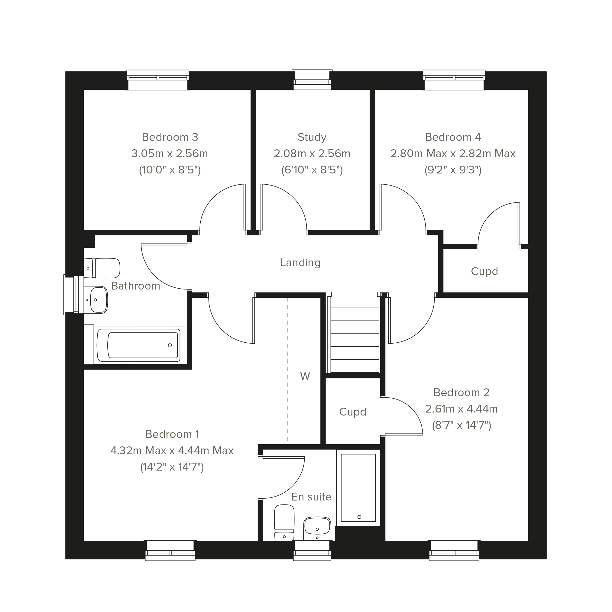 Greville Way, Melton Mowbray floorplan