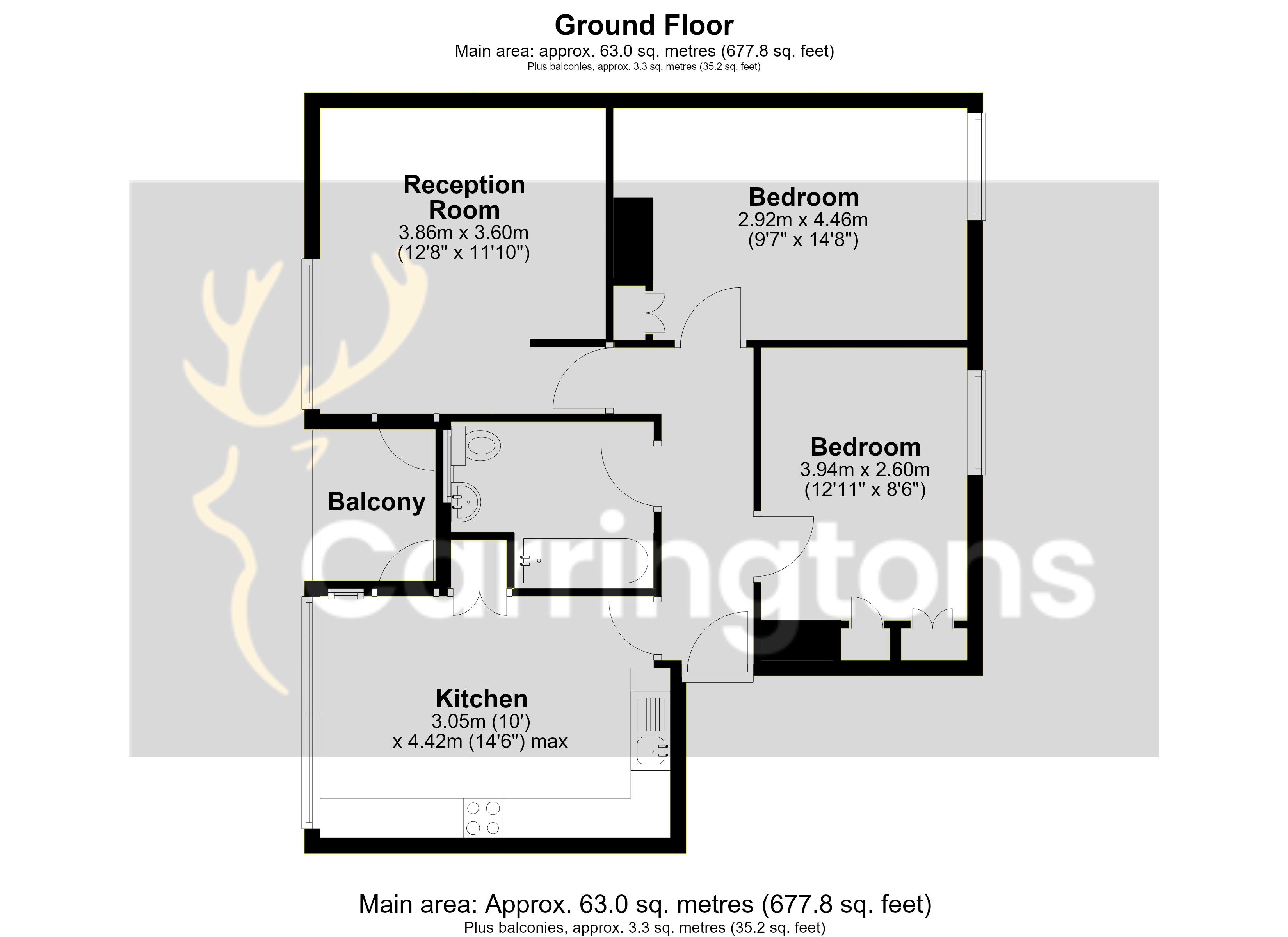 12, Winterfold Close, London floorplan