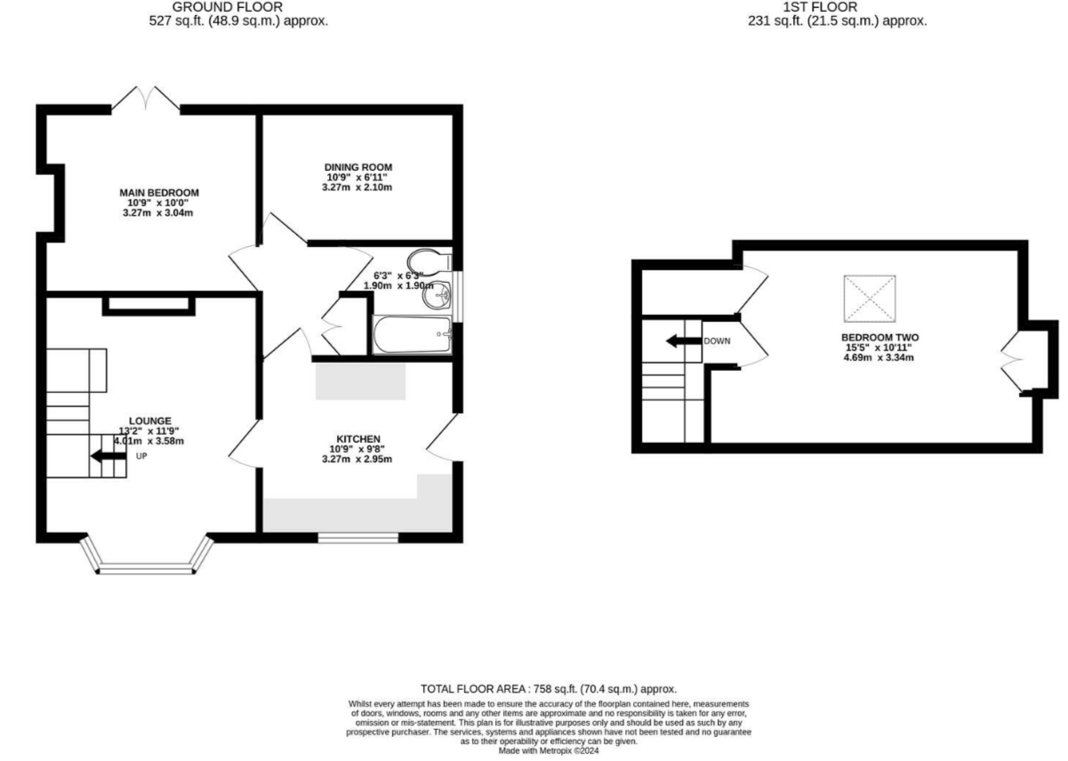13, Ash Close, York floorplan