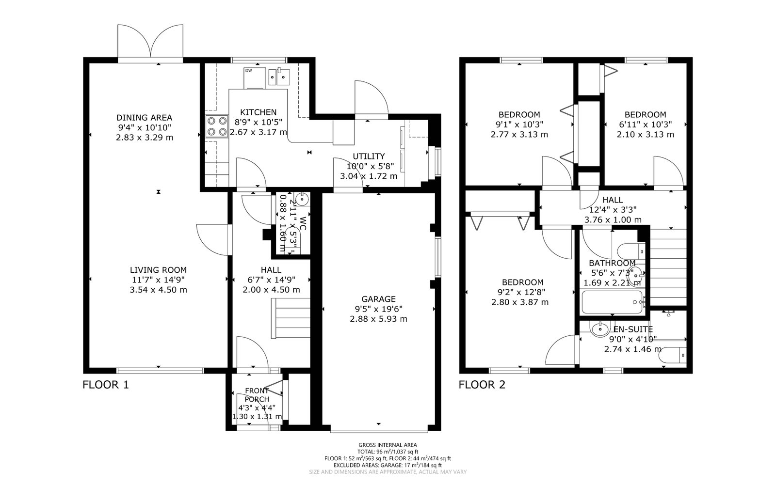 30, Croft Place, Livingston floorplan