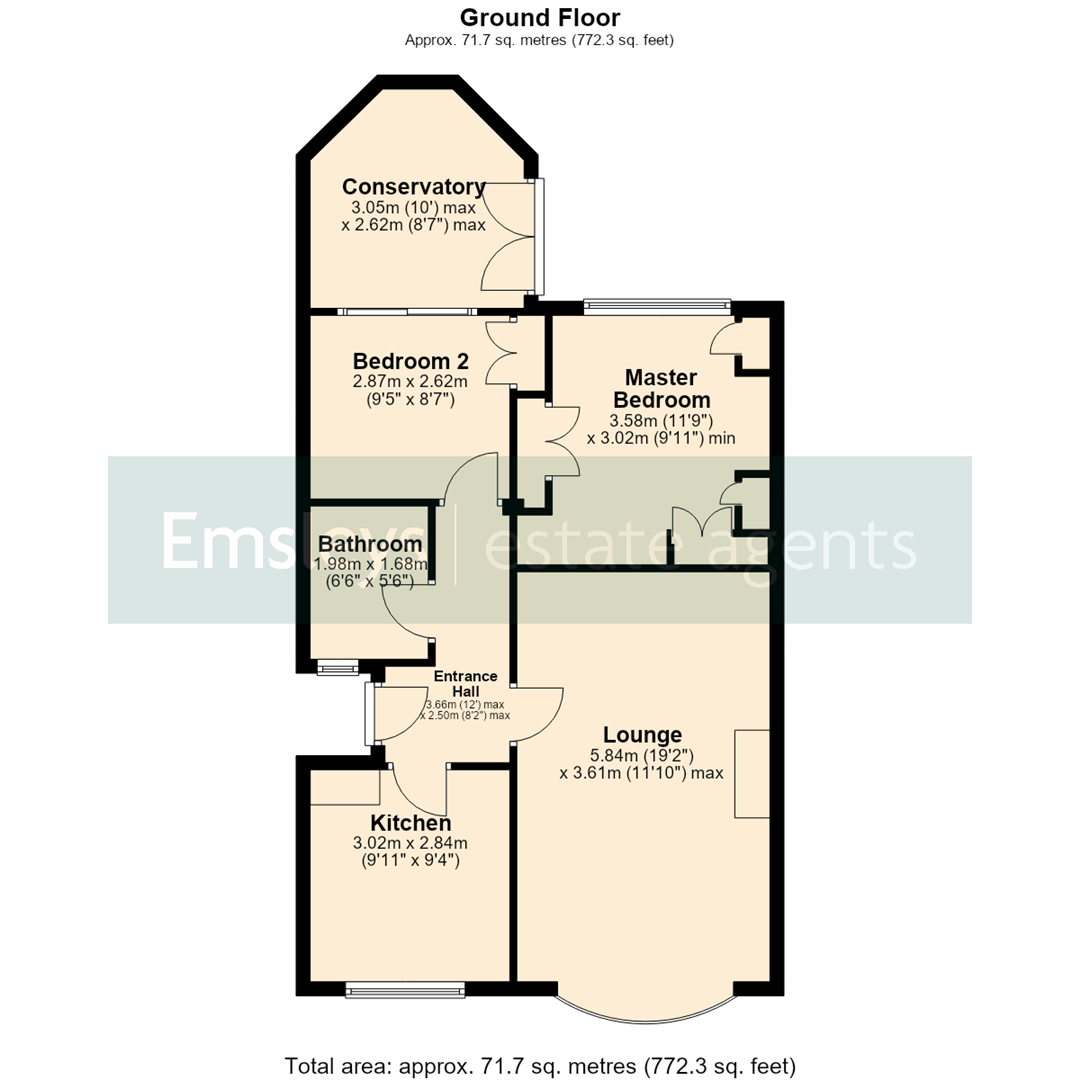 5, Farndale Court, Leeds floorplan