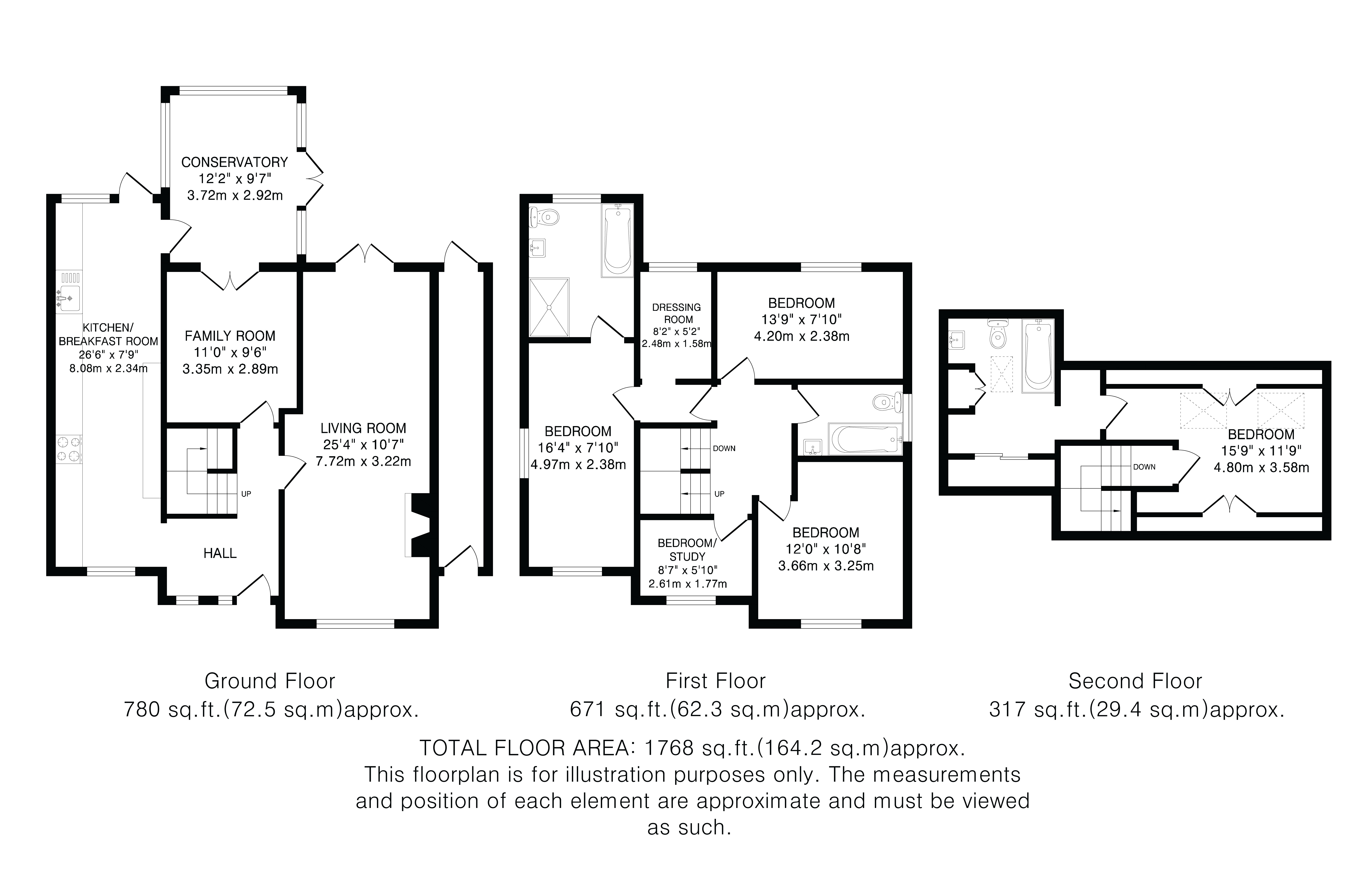 7, Bewdley Close, Harpenden floorplan