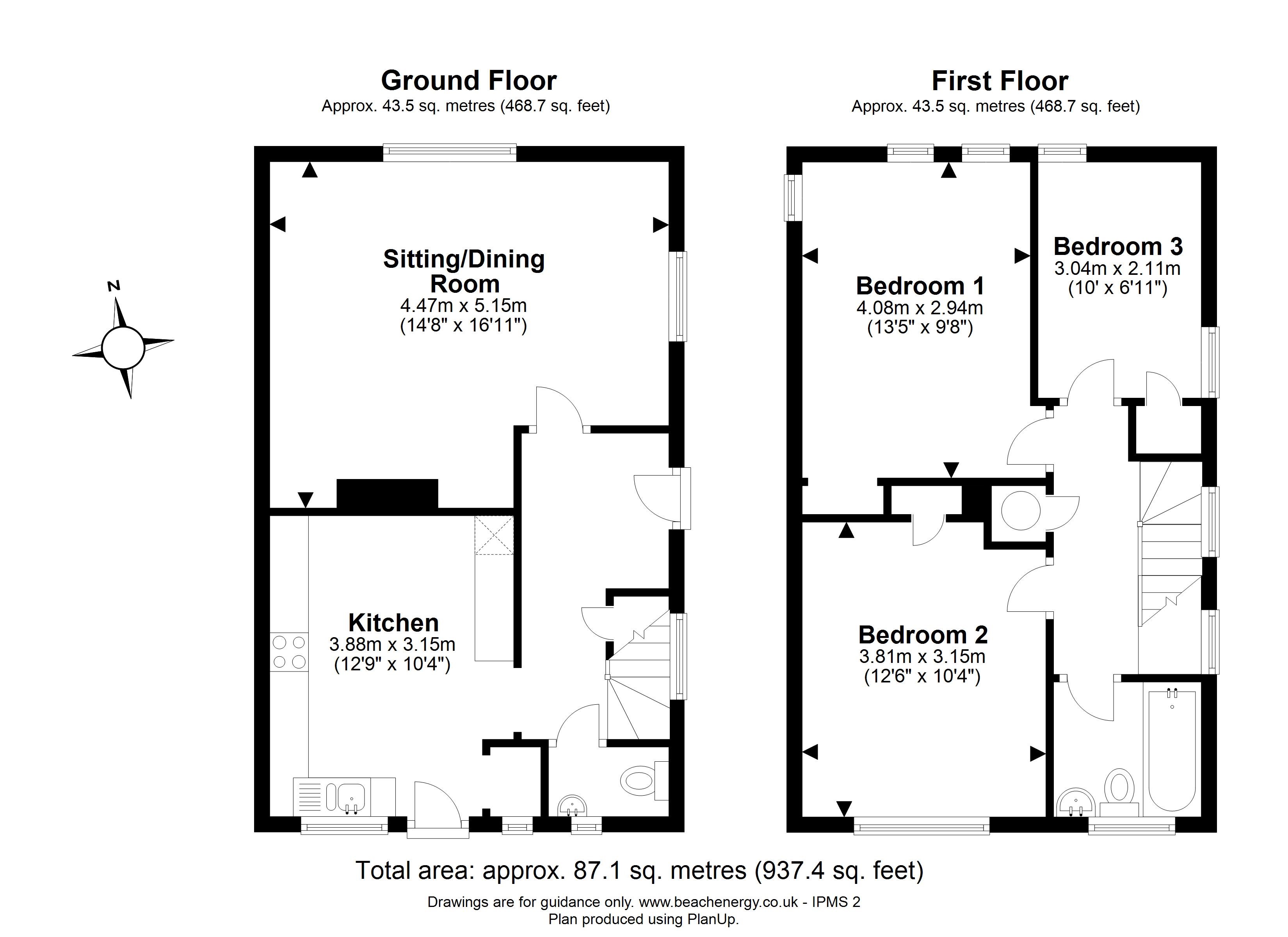 3, Egerton Road, Cambridge floorplan