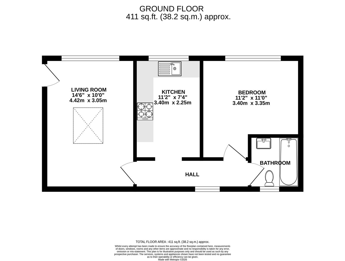 10, Garland Drive, Hounslow floorplan