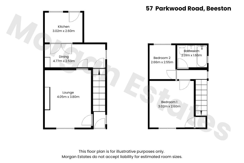 57 Parkwood Road, Leeds floorplan