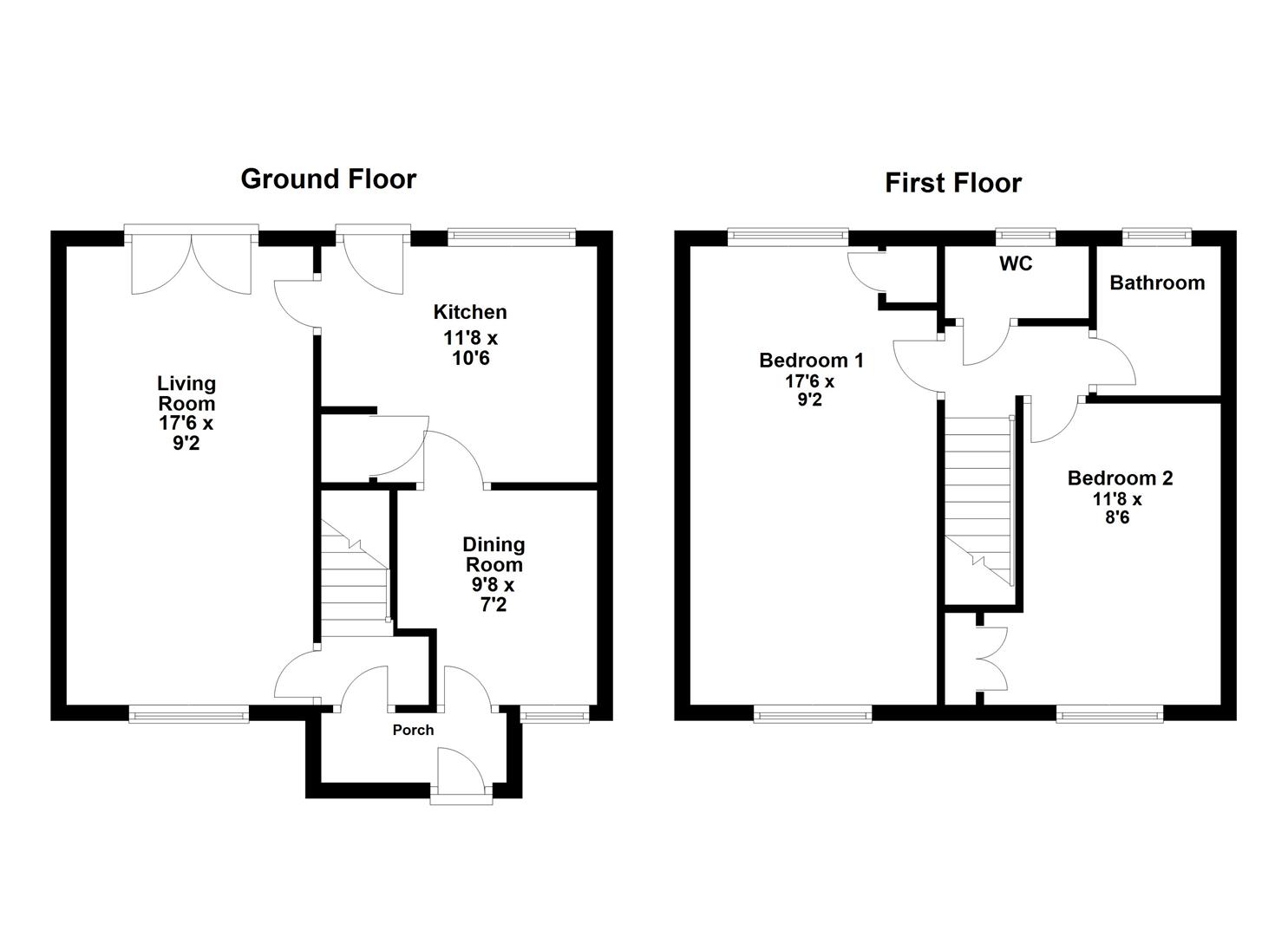 13, Kingsthorpe Avenue, Corby floorplan