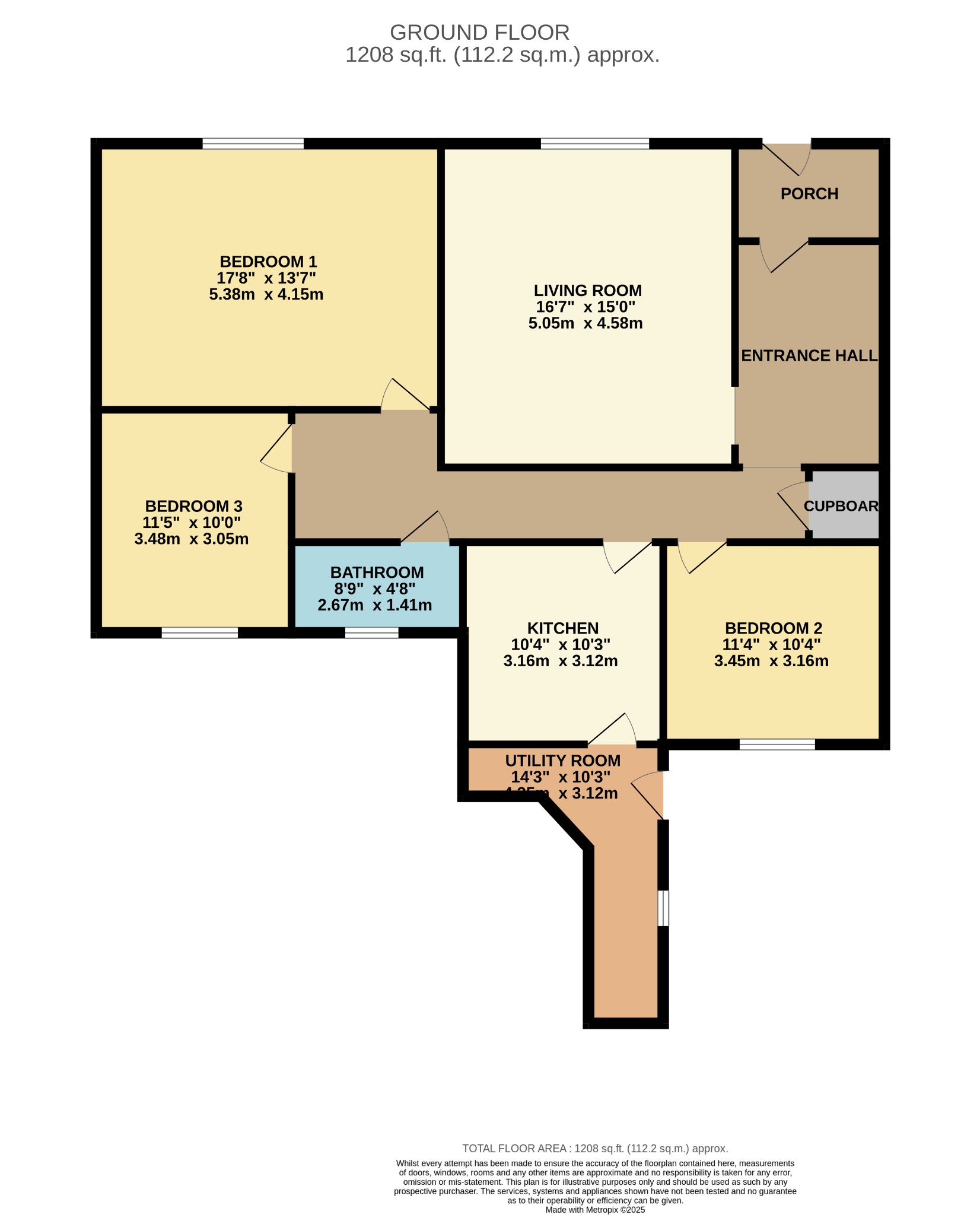 97, John Street, Dunoon floorplan