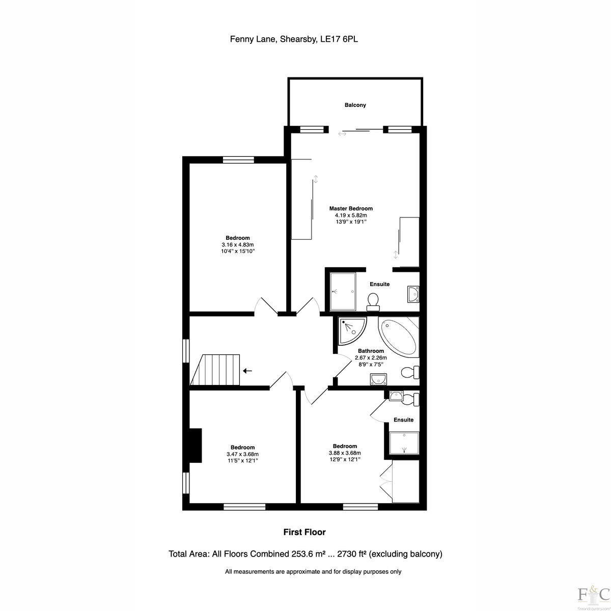 00, Fenny Lane, Shearsby floorplan