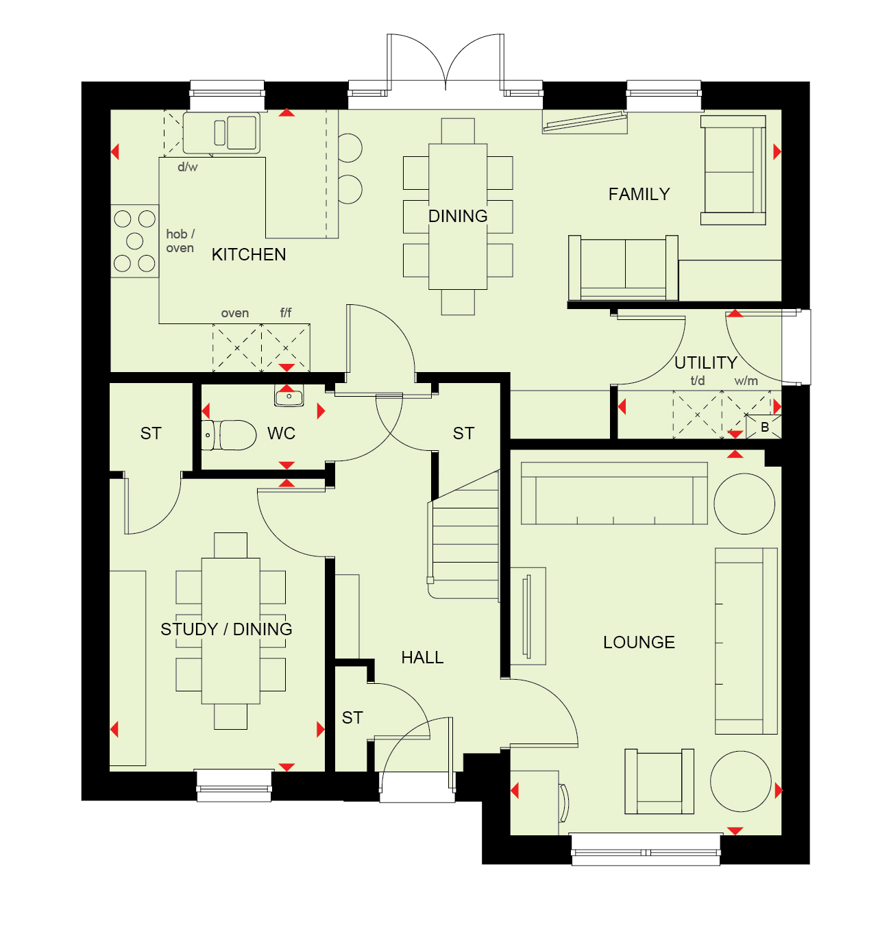 HA037189, Barley Way, Grove, Wantage floorplan