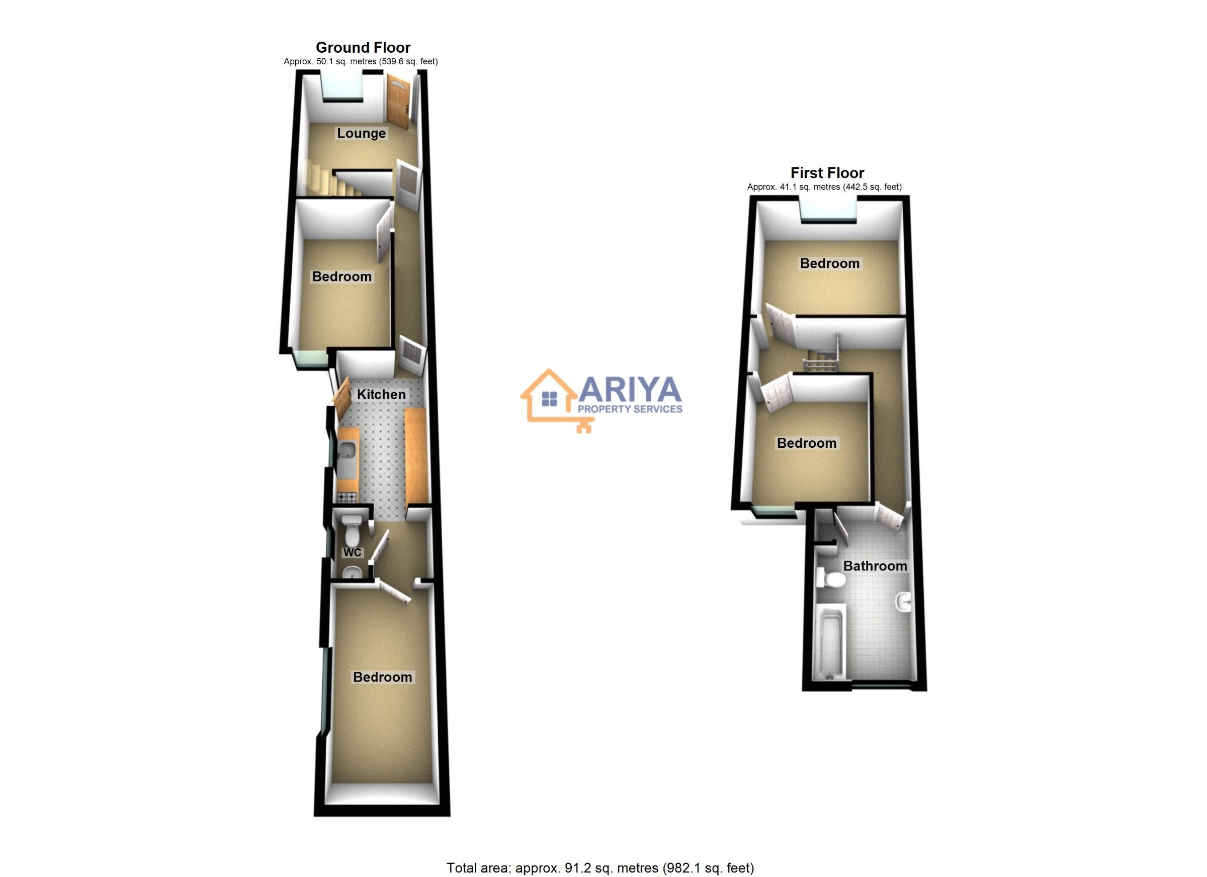 60 Grasmere Street, Leicester floorplan