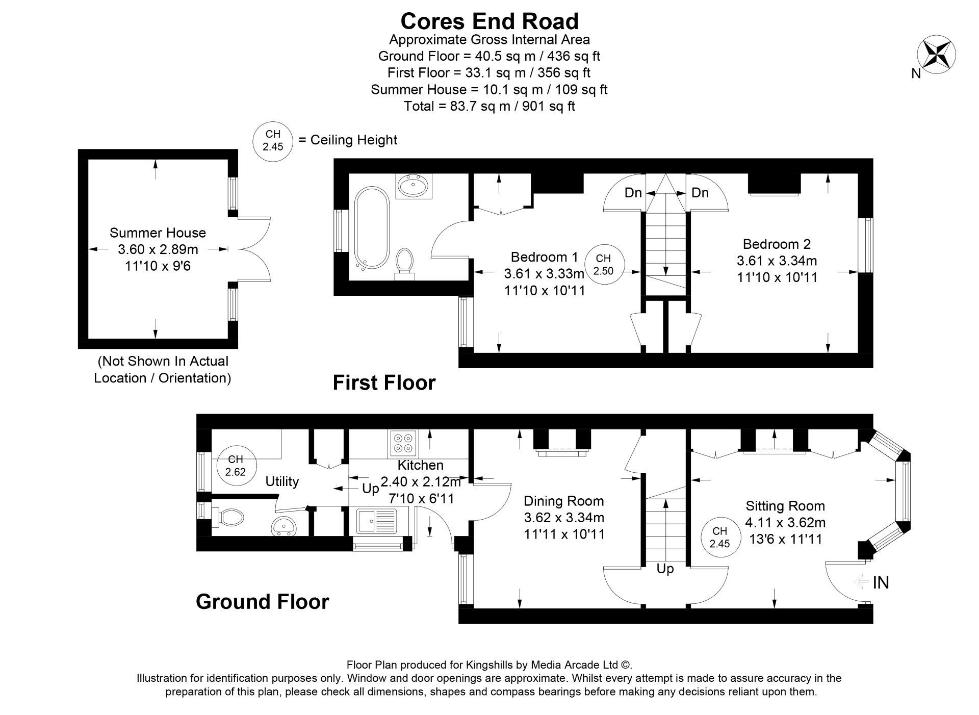2 Mount Pleasant Cottages, Bourne End floorplan
