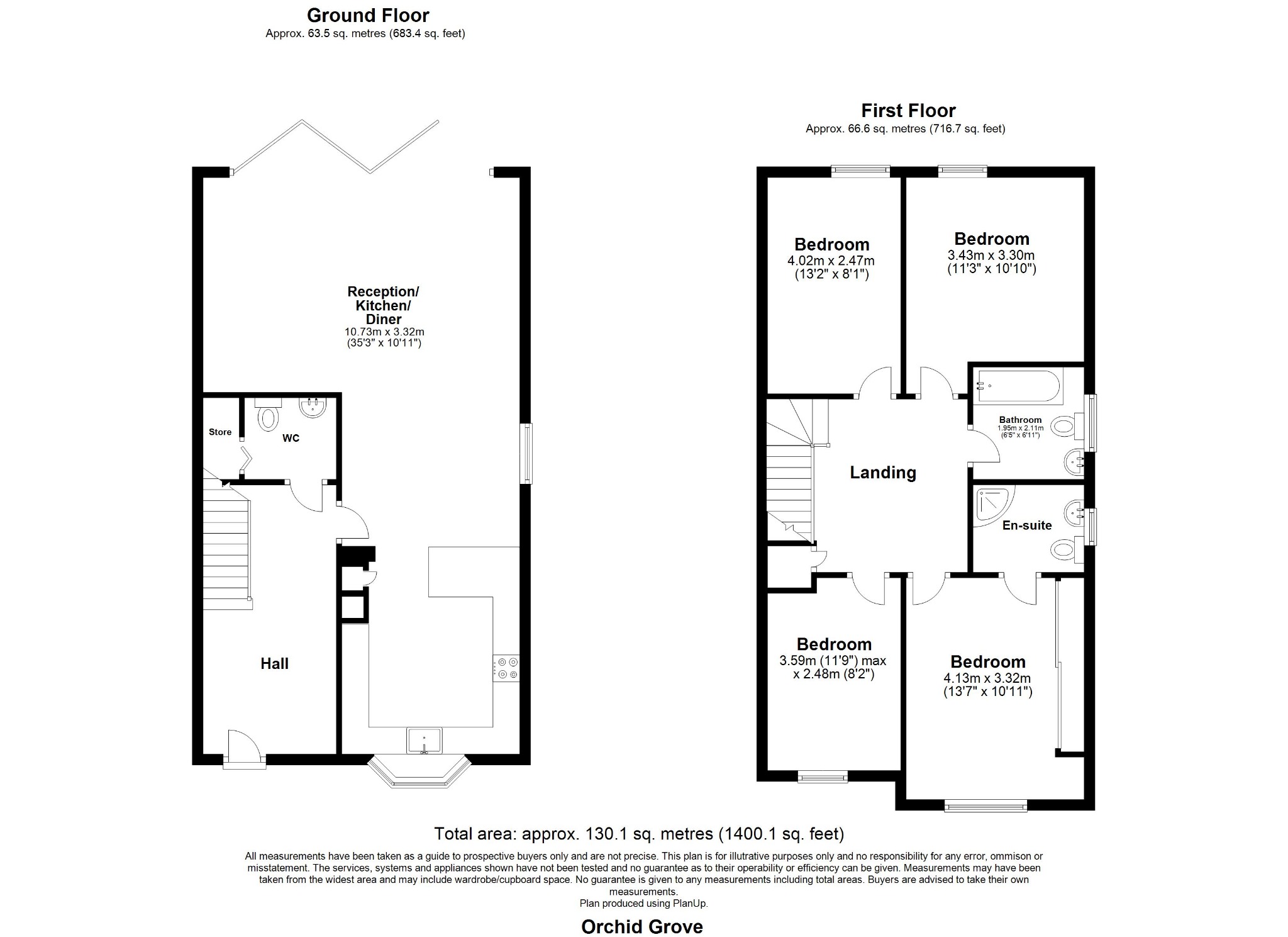 10 Orchid Grove, Grove Lane, Essex floorplan