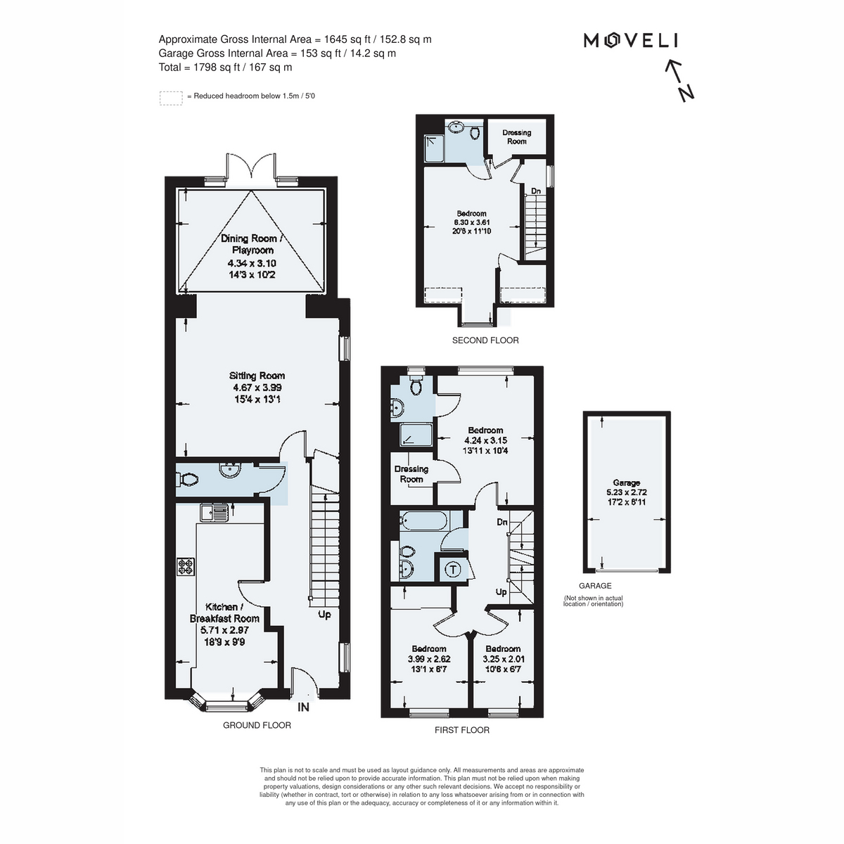 16, White Hill Close, Caterham floorplan