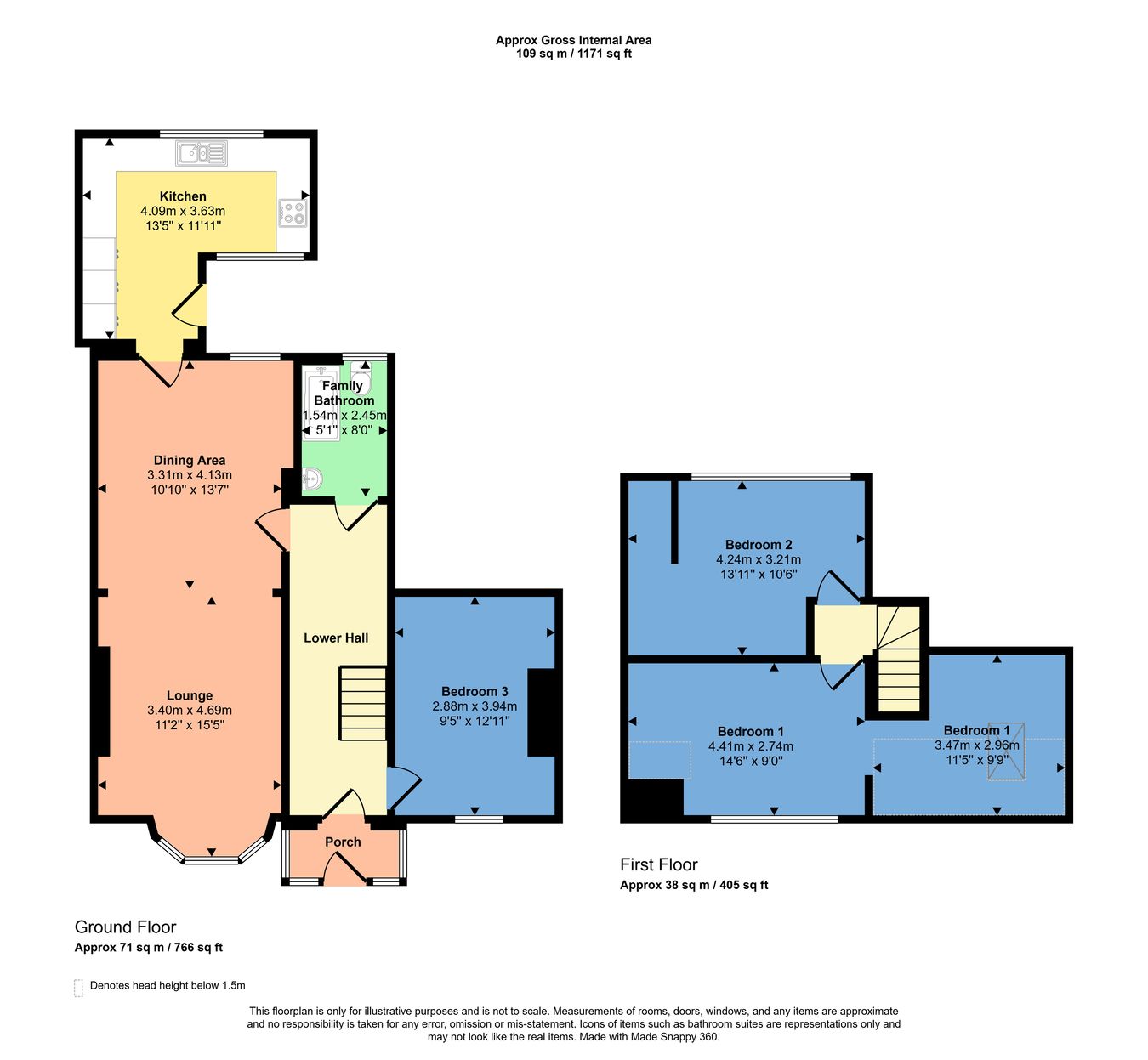 14, Chapel Street, Leven floorplan
