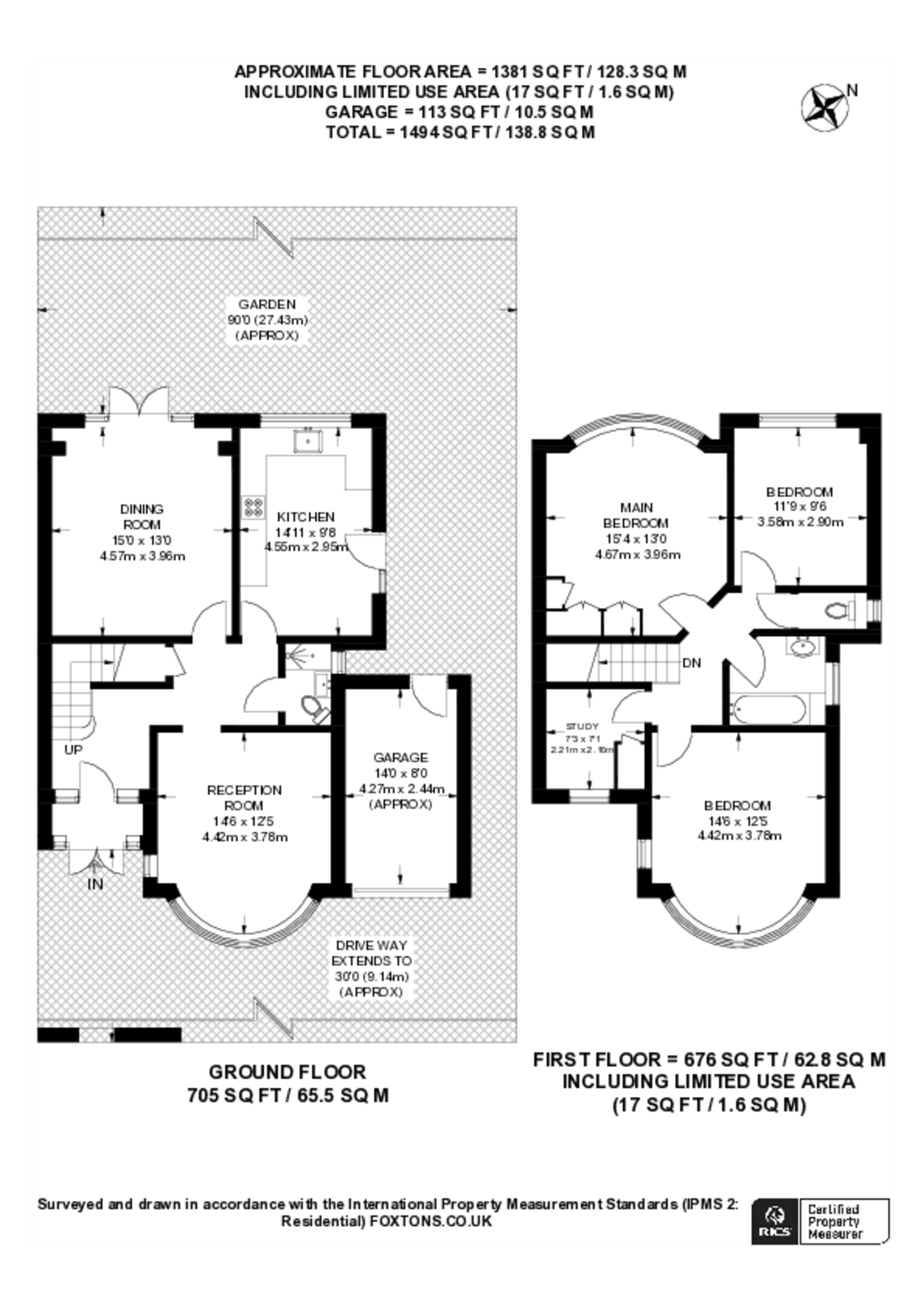 VENTNOR DRIVE, Totteridge floorplan