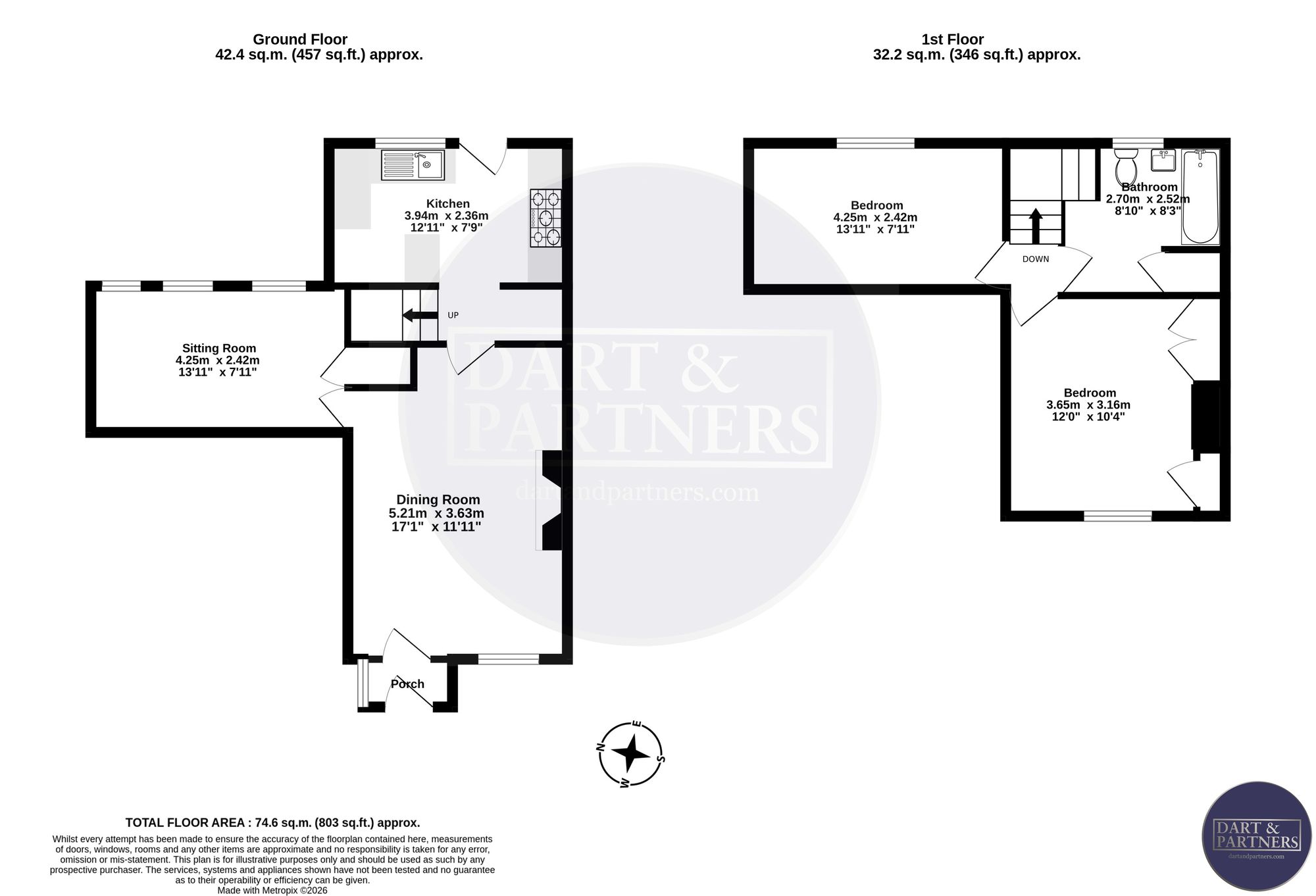 6 Radway Hill, Teignmouth floorplan