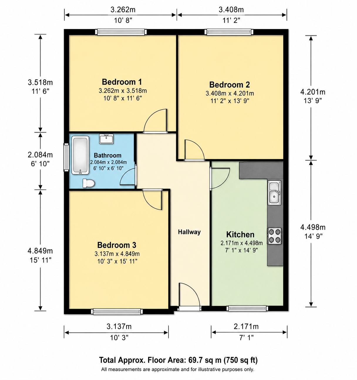 Apartment 17, Dovecot House,, Western Avenue, Liverpool floorplan