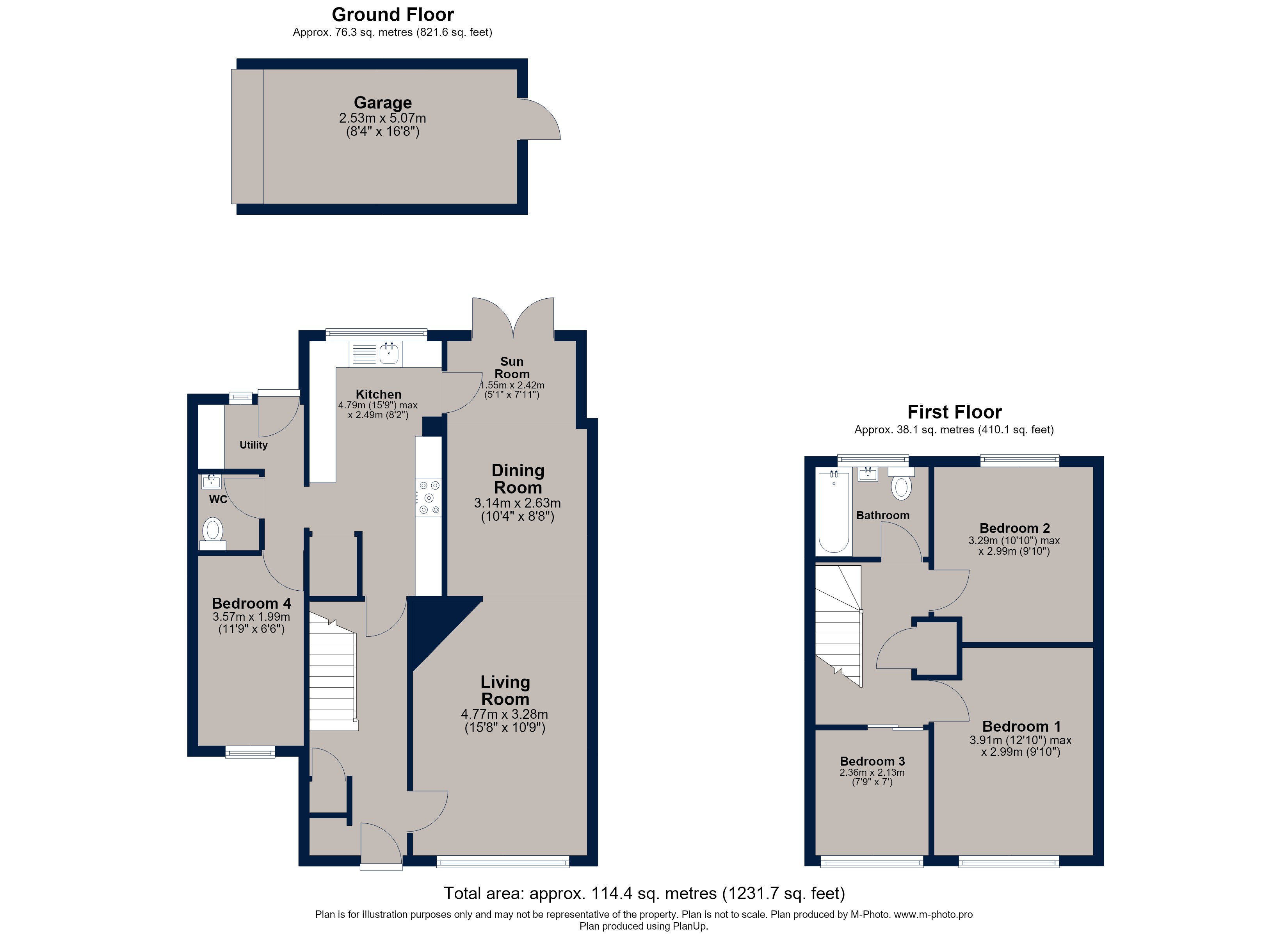 Churchill Road, Oakham floorplan