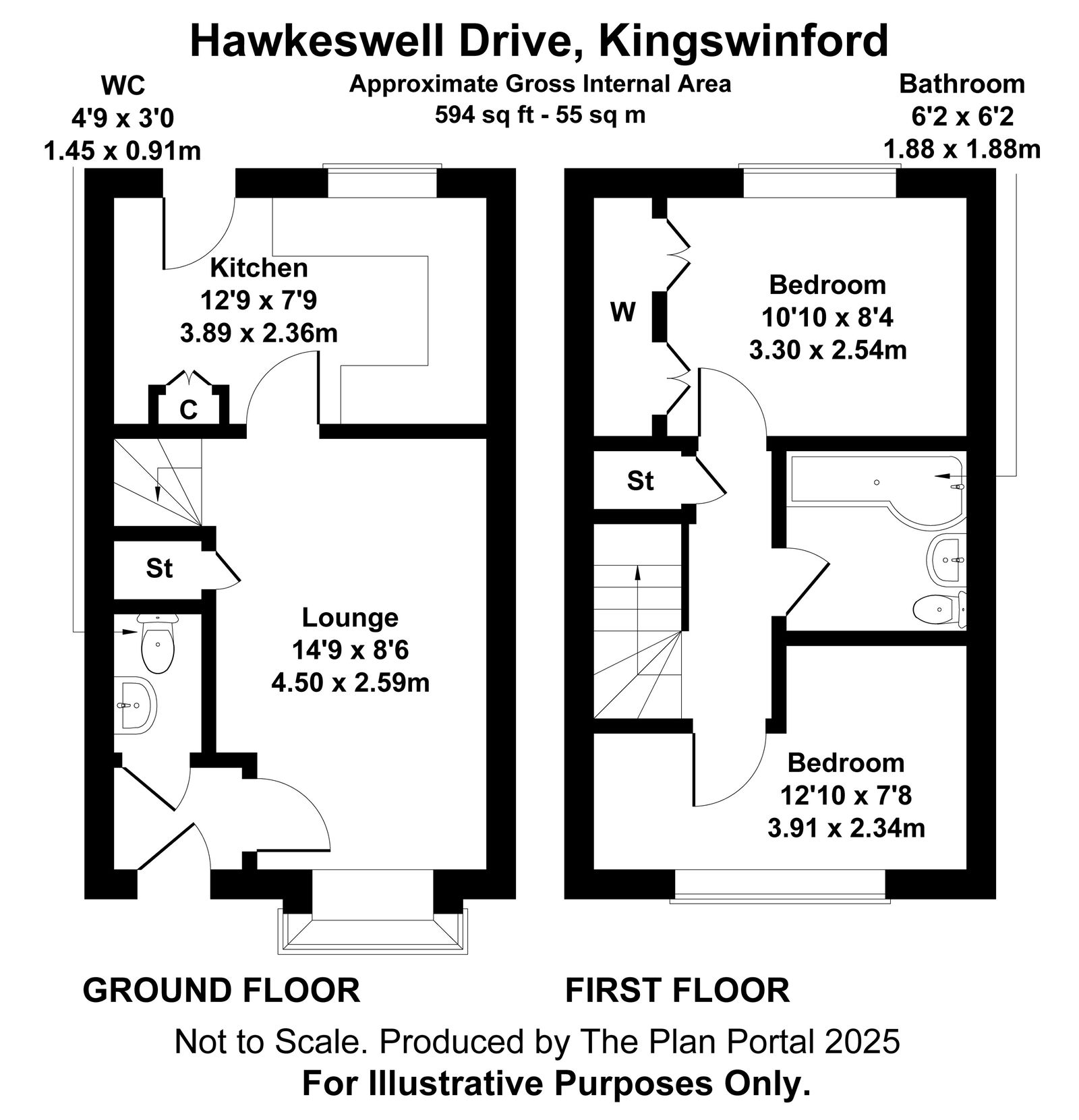 23, Hawkeswell Drive, Kingswinford floorplan