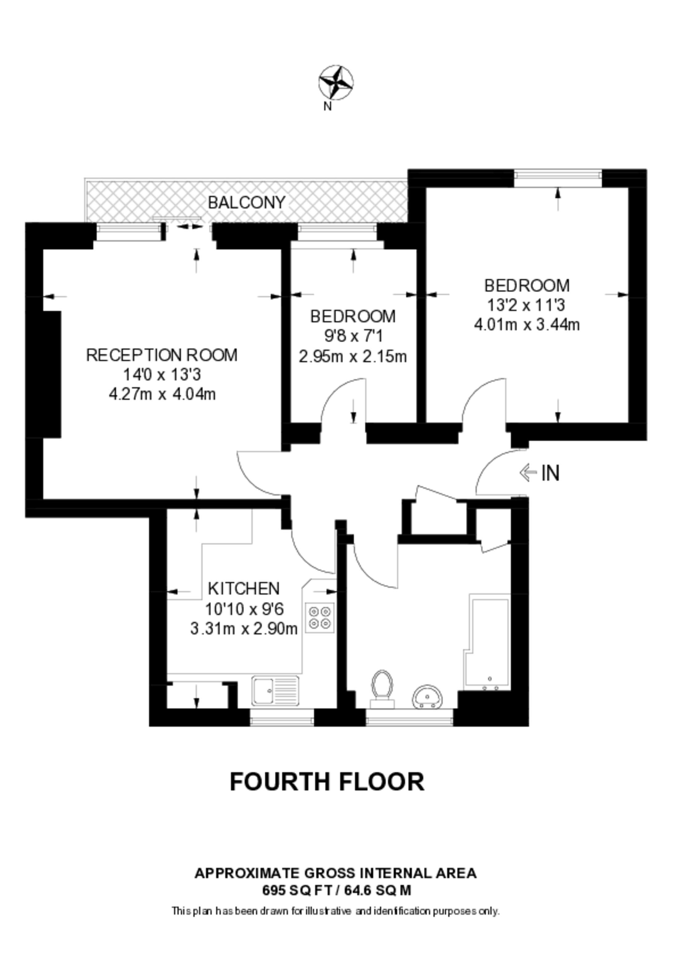 The Woodlands, Upper Norwood floorplan