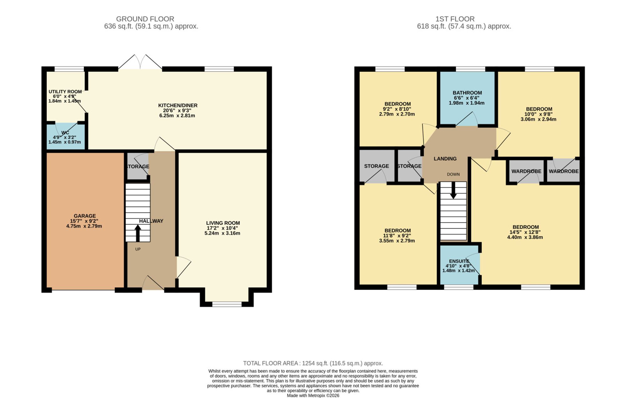 12 Poppy Close, Bolton floorplan