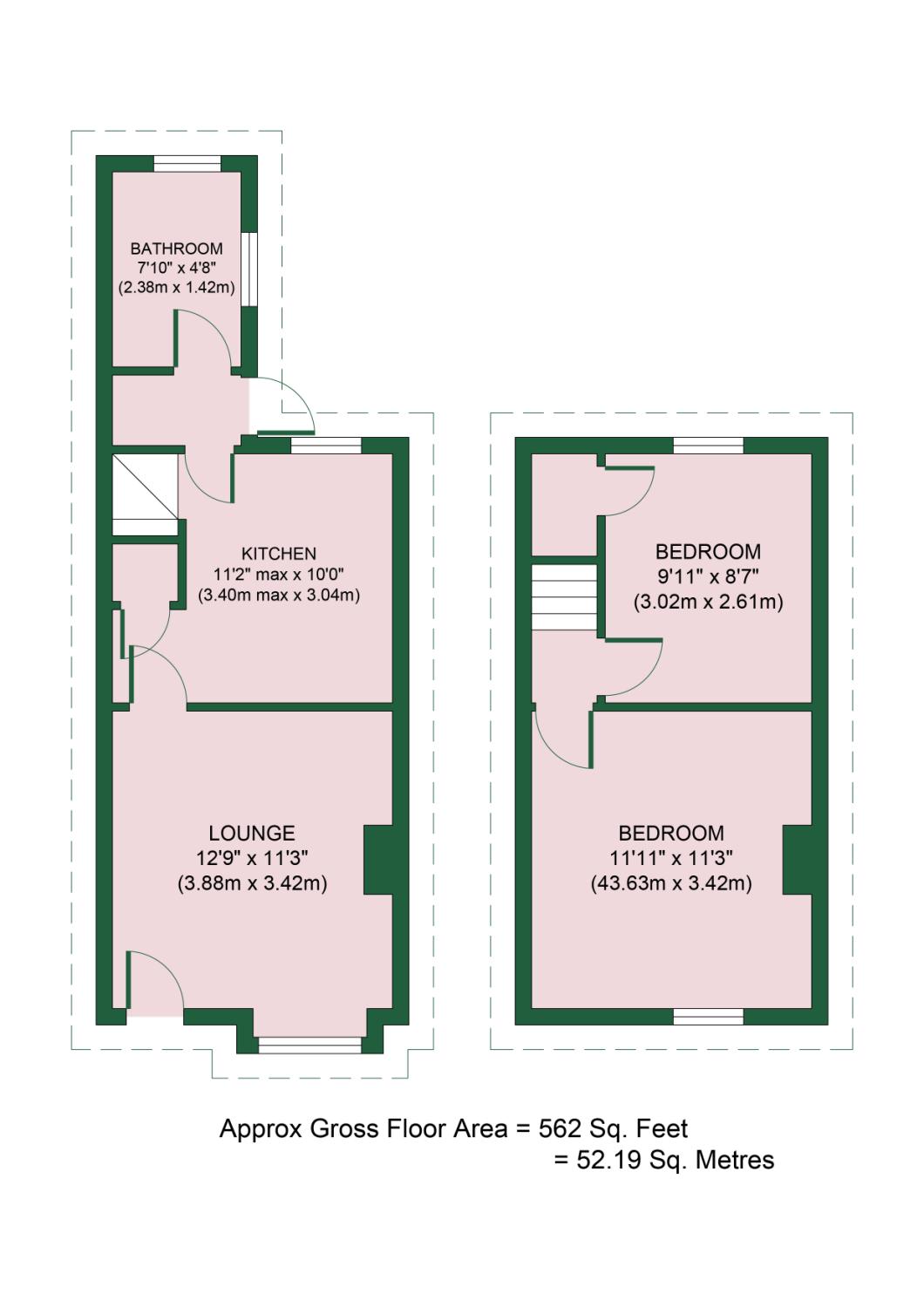 2 Bedrooms  for sale in Grange Mount, Heswall, Wirral, Merseyside CH60