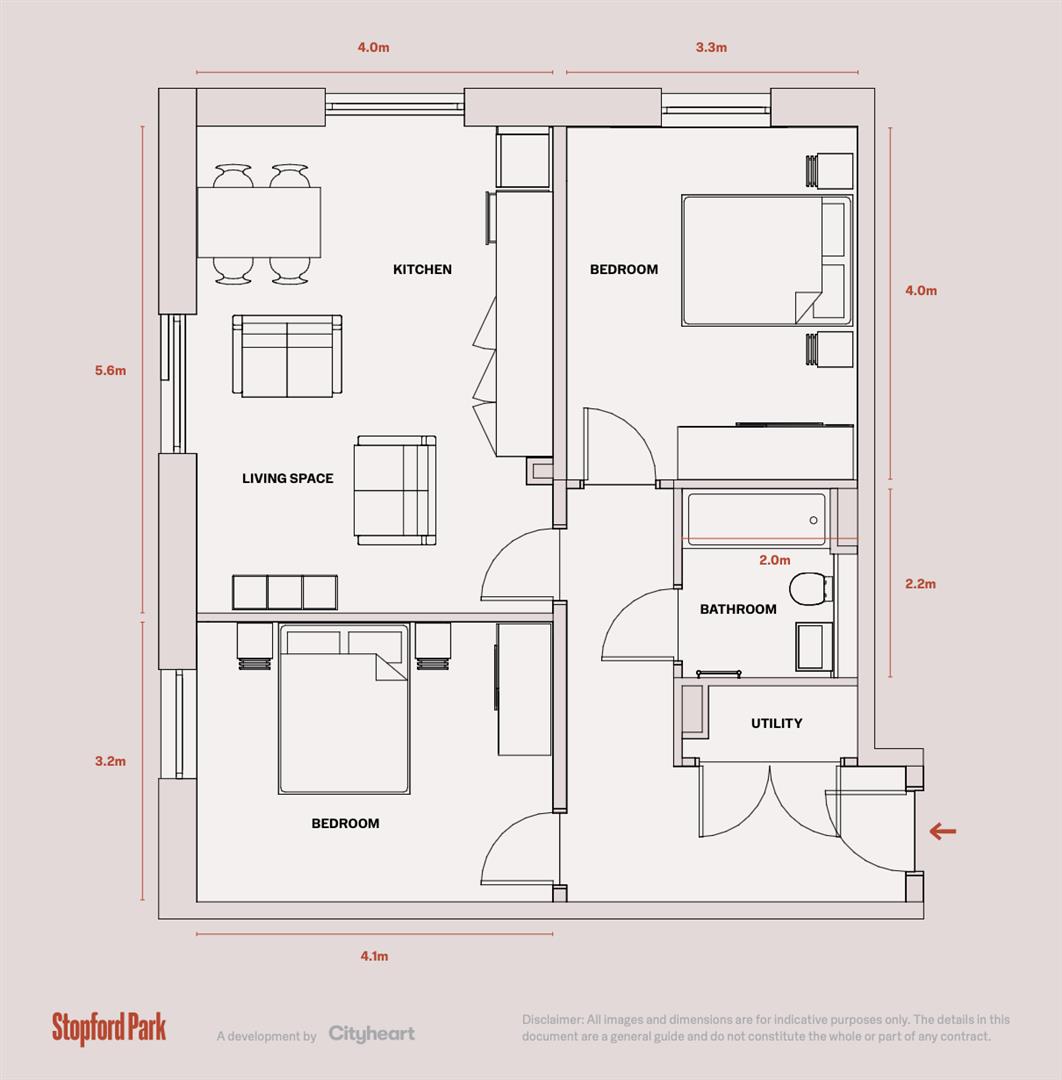Stopford Park, Stockport floorplan