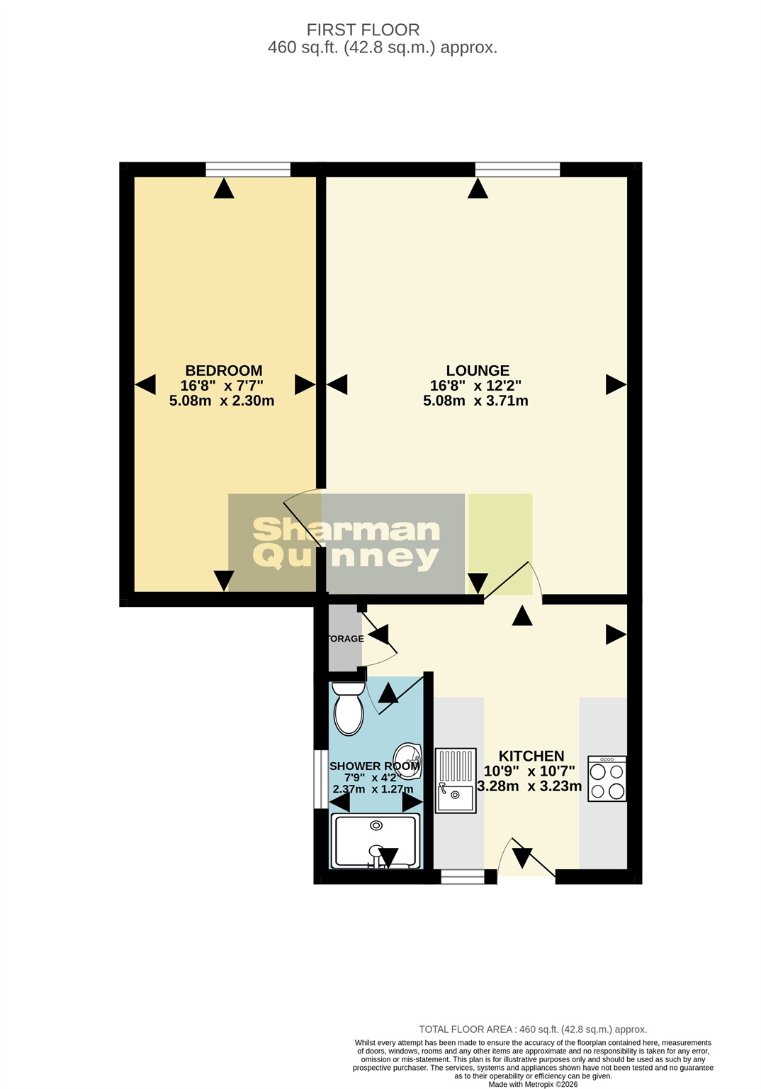 12a, Little Whyte, Huntingdon floorplan