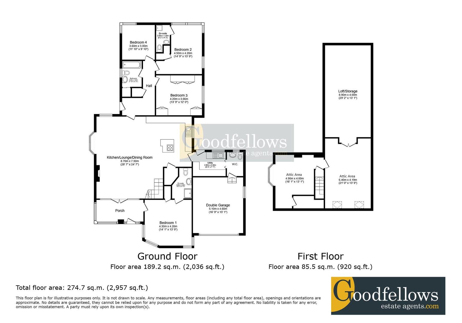 5, Meadow Court, Ponteland floorplan