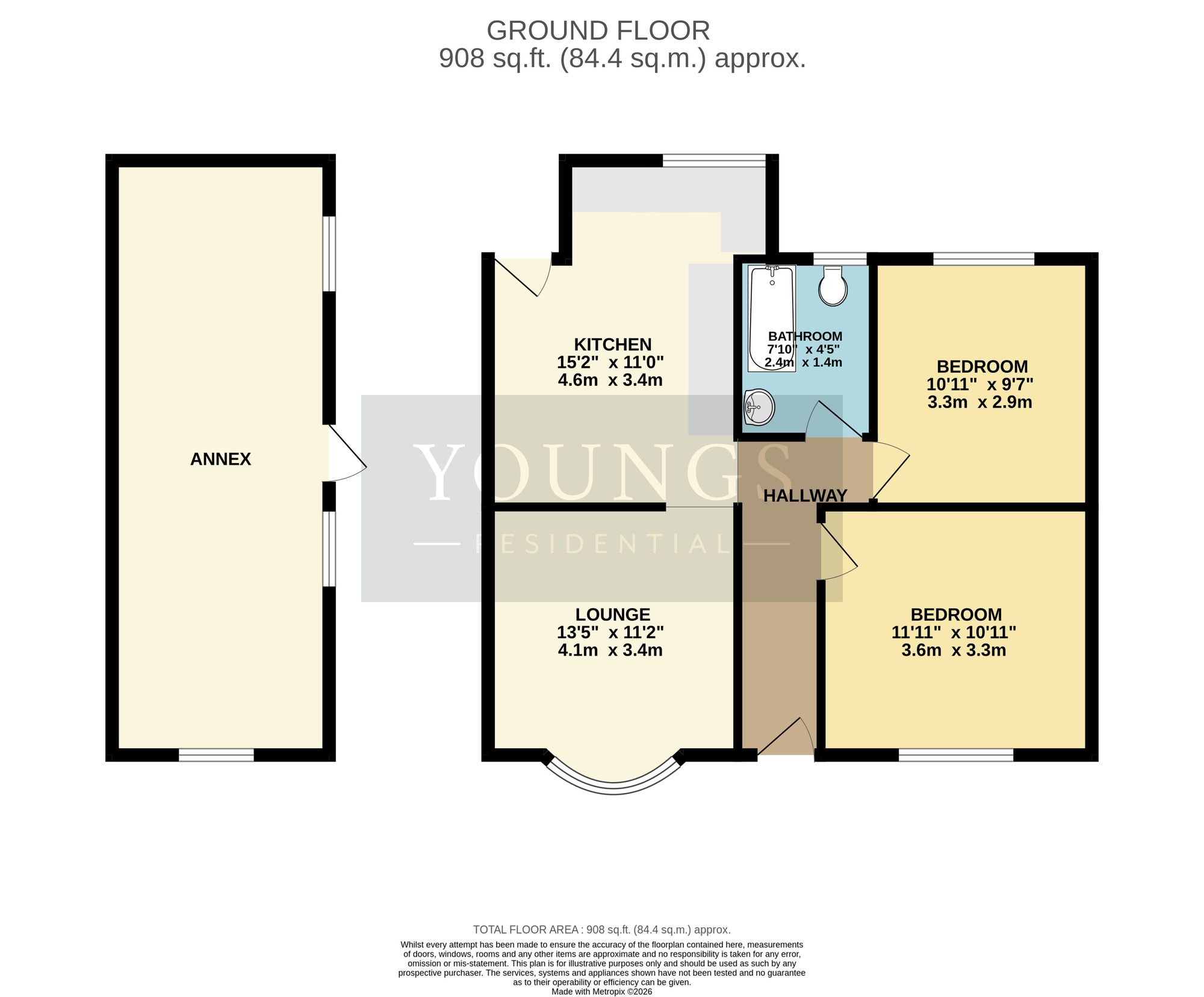 18 Northern Avenue, Benfleet floorplan